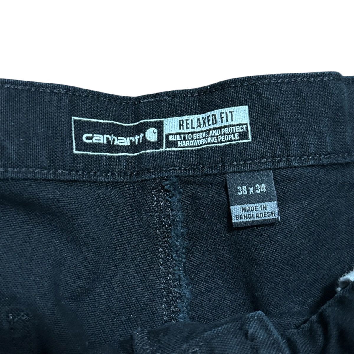 Carhartt Carhartt Double Knee Duck Canvas Pants 38x34 Black BN3334-M Size US 38 / EU 54 - 7 Thumbnail
