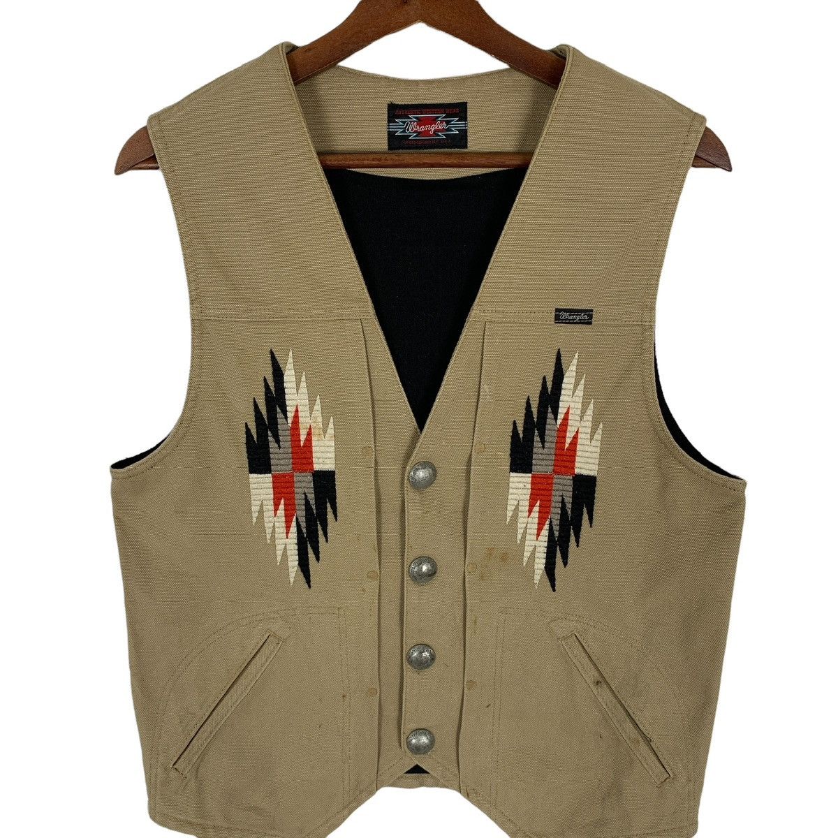 Wrangler Aztec Design Vest Size US S / EU 44-46 / 1 - 2 Thumbnail
