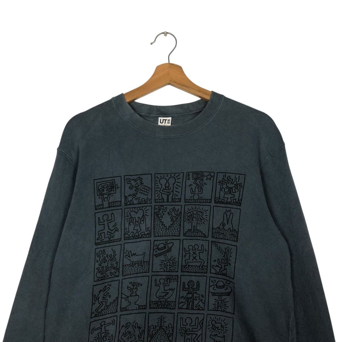 Japanese Brand 🔥VINTAGE SWEATSHIRT UT X KEITH HARRING BIG LOGO Size US M / EU 48-50 / 2 - 5 Thumbnail