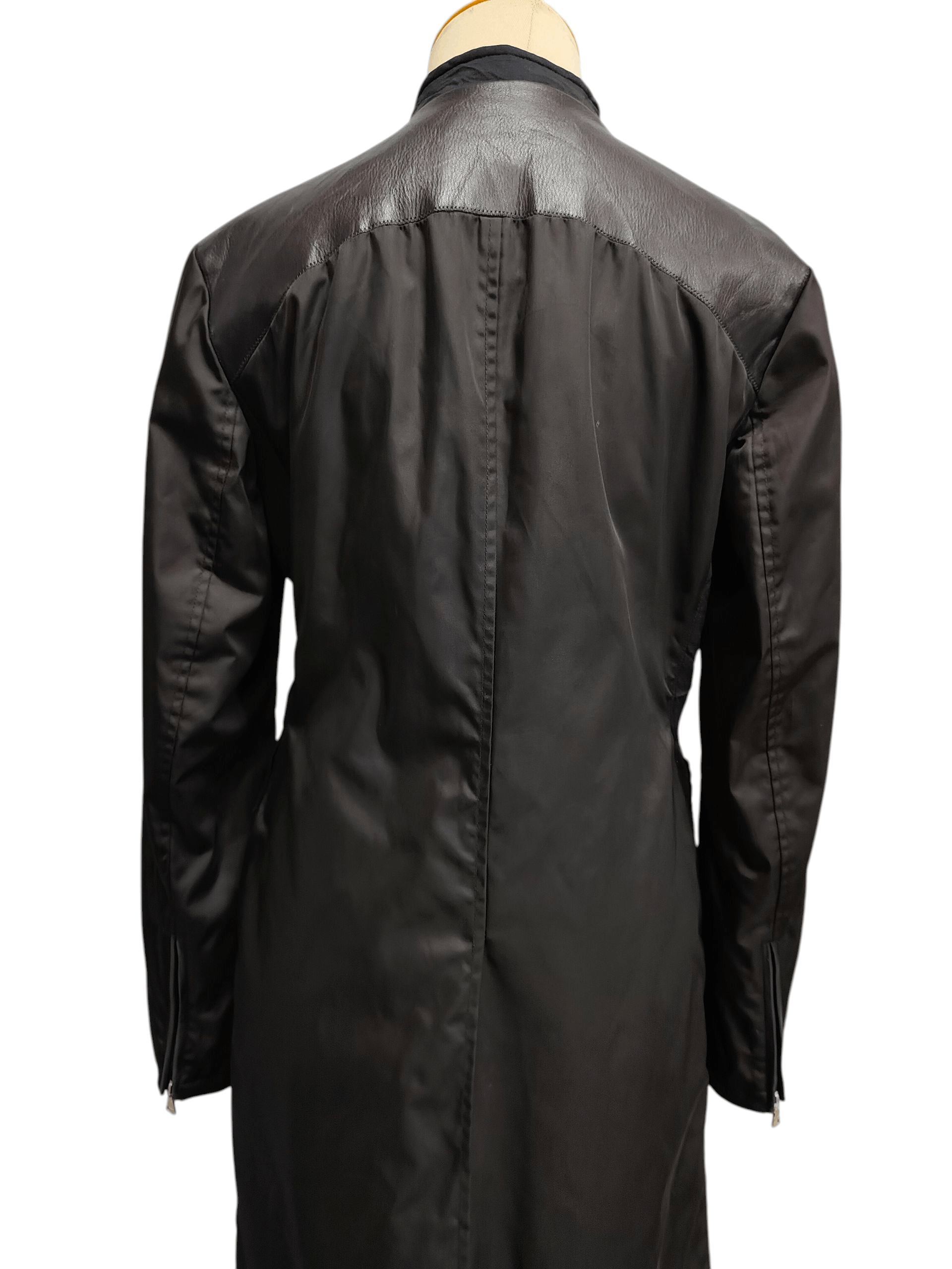 Prada 00s PRADA- Leather Shoulder Coat Archive Minimal Techwear Size M / US 6-8 / IT 42-44 - 6 Thumbnail