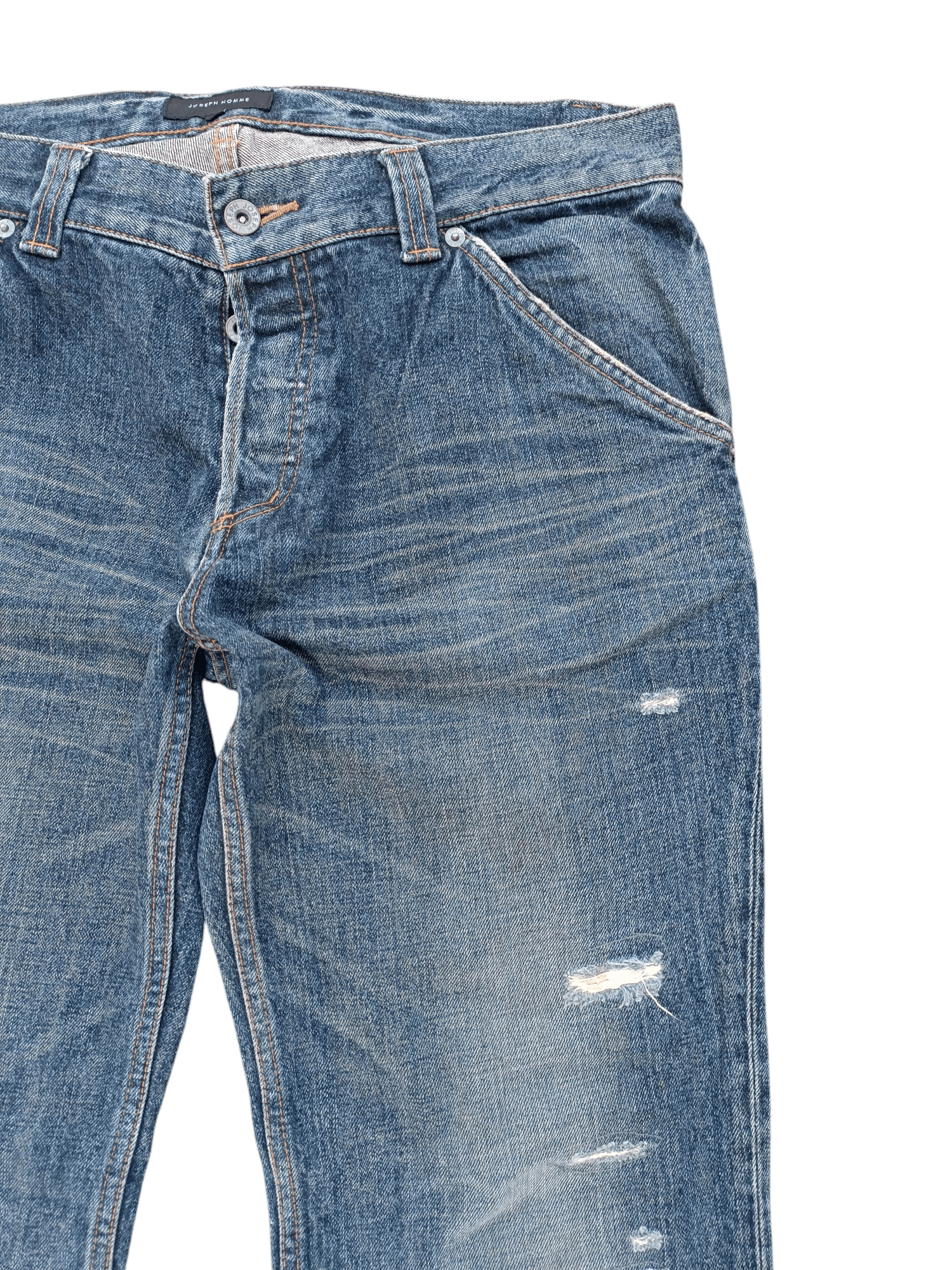 JOSEPH HOMME × Japanese Brand × Vintage CRAZY FADE JOSEPH HOMME BUCKLE BACK DENIM Size US 34 / EU 50 - 7 Thumbnail