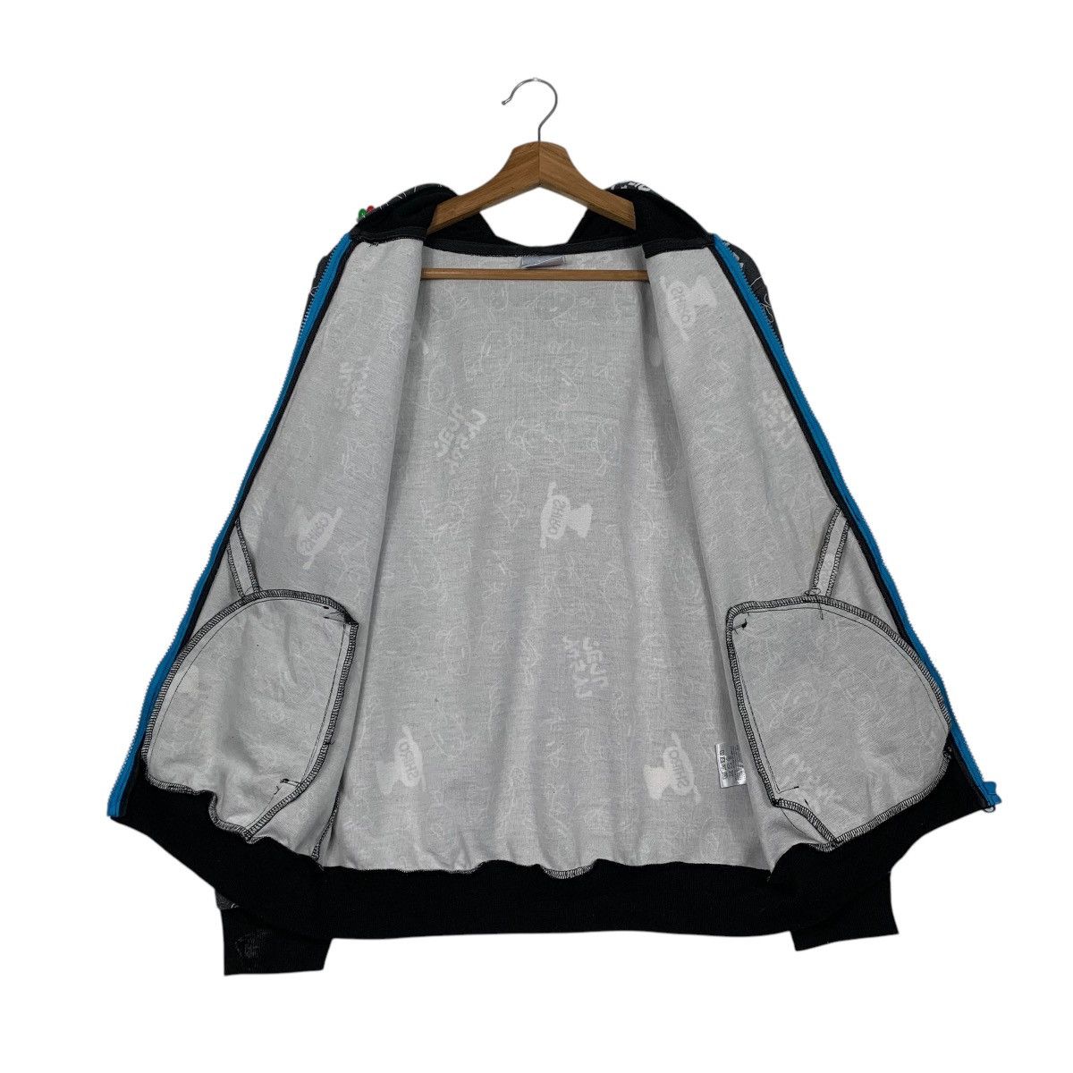 Japanese Brand Japanese Anime Shiro Fullprint Zipper Hoodie Size US L / EU 52-54 / 3 - 12 Thumbnail