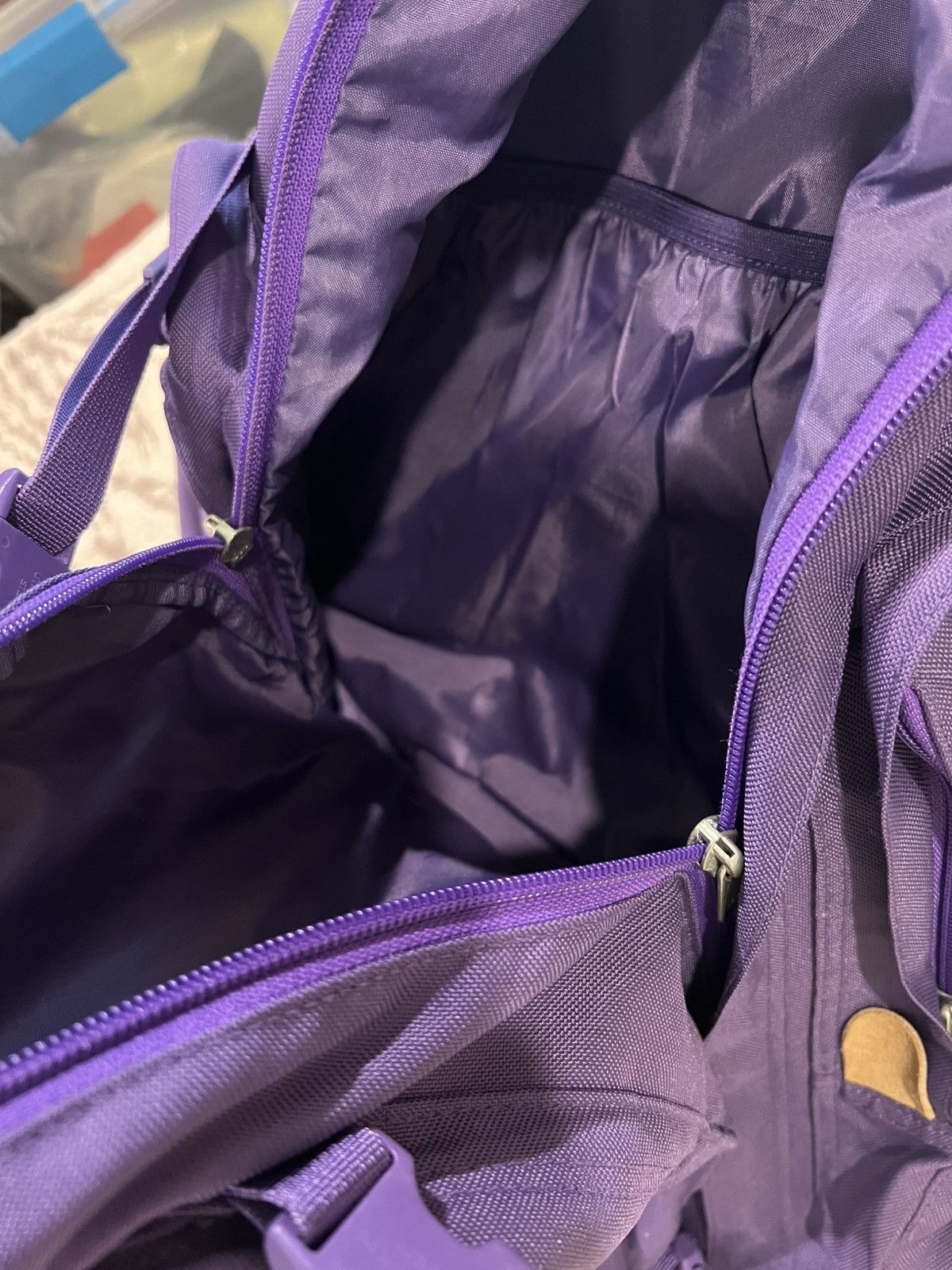Supreme 2006 Paranoia Purple 20th Box Logo Backpack Size ONE SIZE - 7 Thumbnail