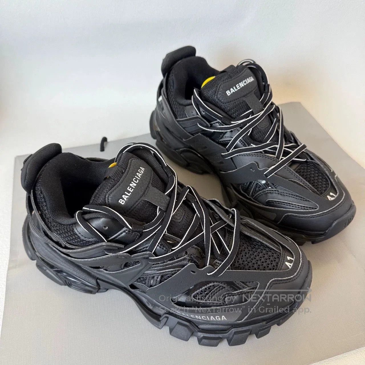 Balenciaga balenciaga track 1.0 black sneakers. Size US 8 / EU 41 - 3 Thumbnail