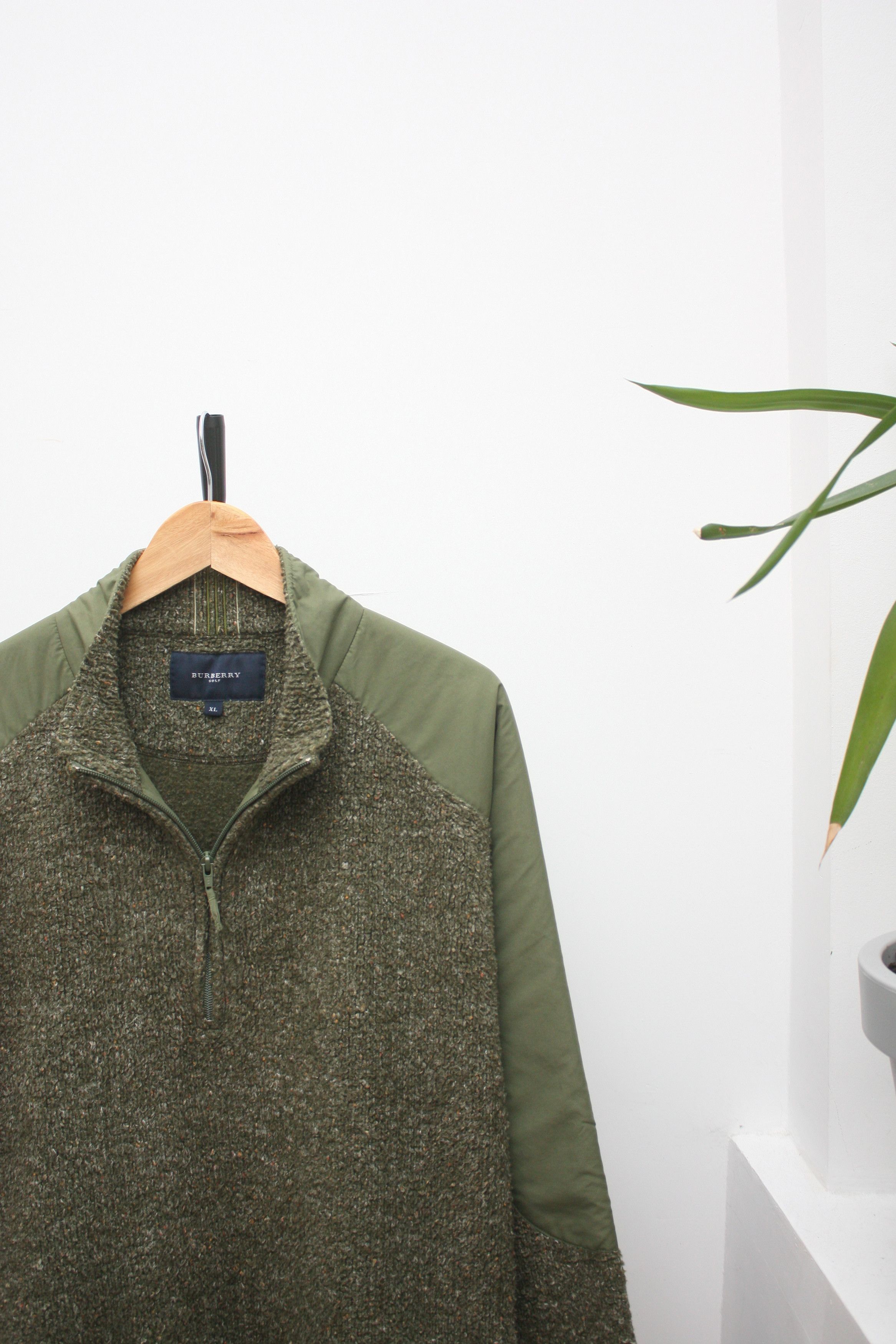 Burberry Burberry Golf Green Knitted Pullover Sweater XL Size US XL / EU 56 / 4 - 1 Thumbnail