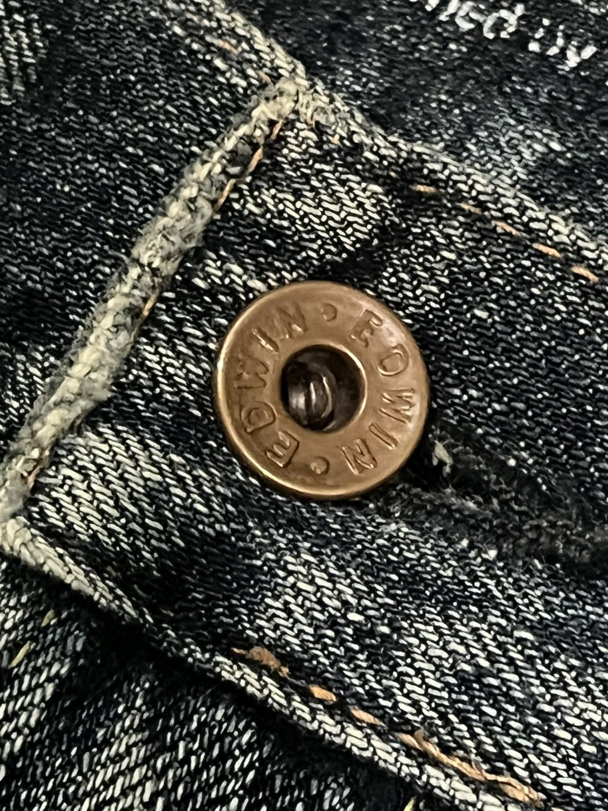 Edwin Edwin 505 “Mission” Series Wide Straight Leg Selvedge Jeans Size US 34 / EU 50 - 5 Thumbnail