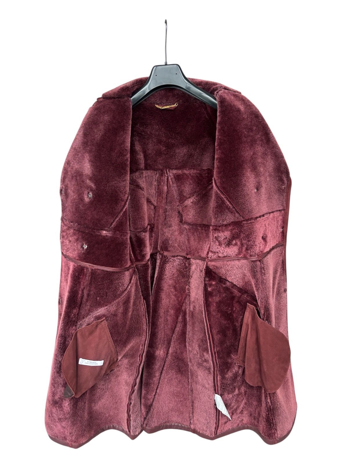 Versace Jeans Couture Versace Shearling Leather Trench Coat Size M / US 6-8 / IT 42-44 - 3 Thumbnail