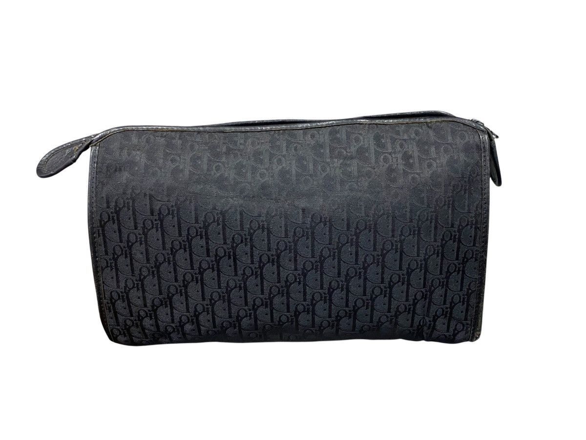 Dior Vintage Christian Dior Black Oblique Monogram Travel Pouch Size ONE SIZE - 2 Thumbnail