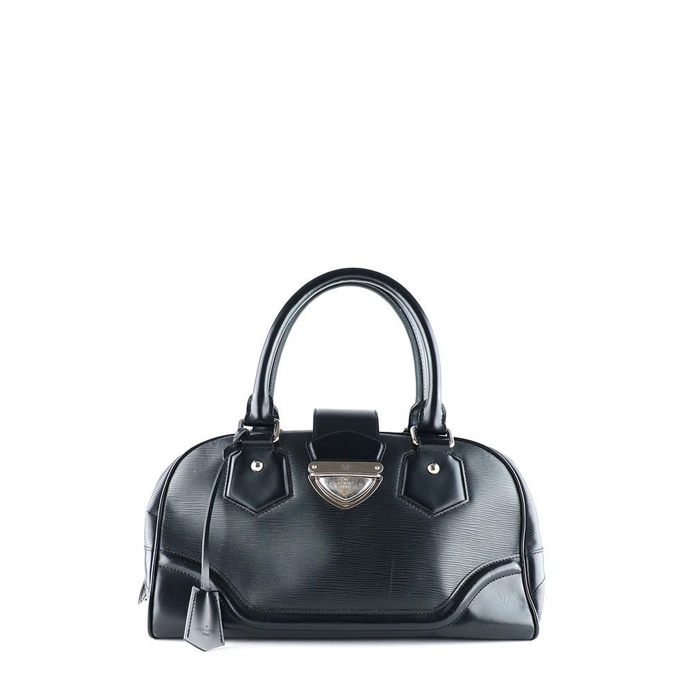 Image of Louis Vuitton Louis Vuitton Handbags Montaigne in Black, Women's