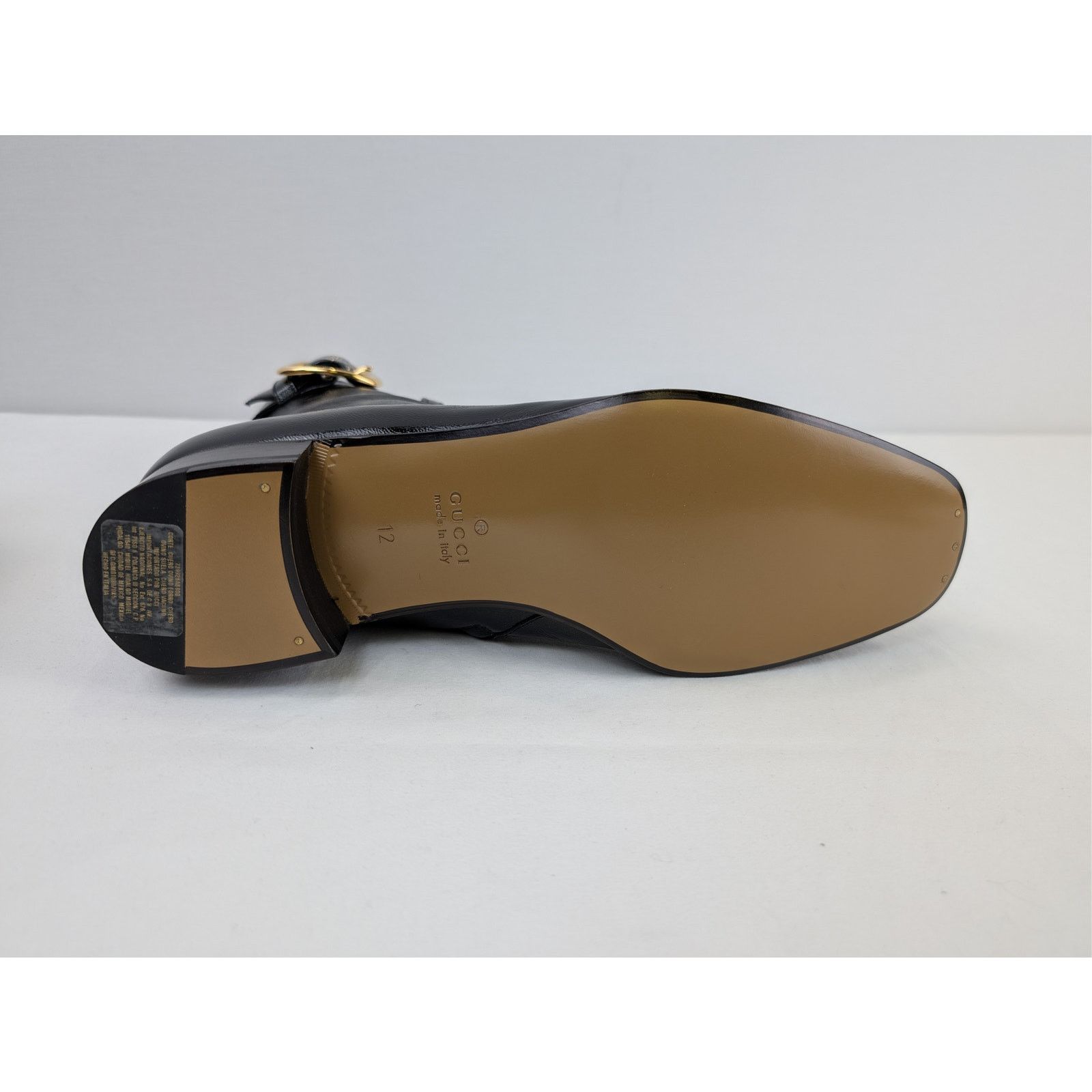 Gucci o1rshd1 Vernice Naplack Boots in Nero Size US 12.5 / EU 45-46 - 13 Thumbnail