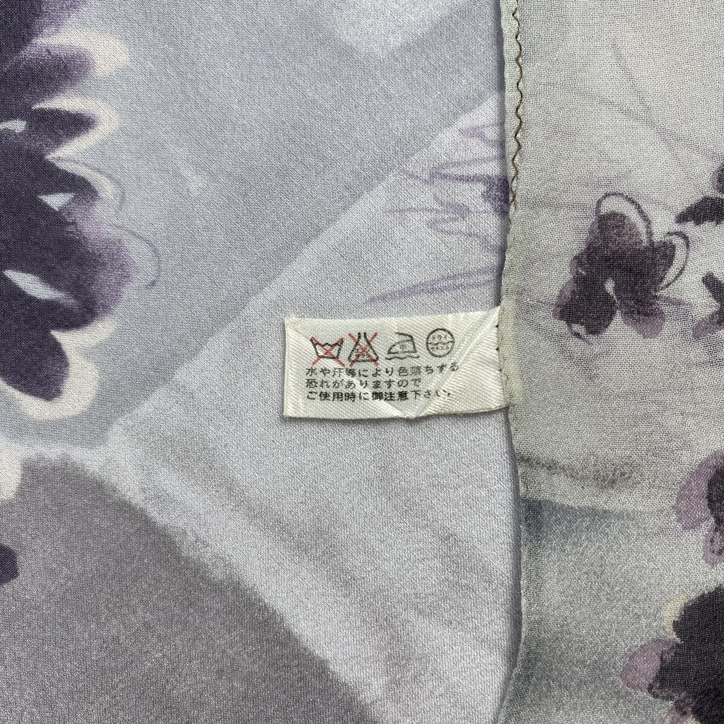 Japanese Brand × Vintage Vintage Floral Silk Scarf SS072 Size ONE SIZE - 6 Thumbnail