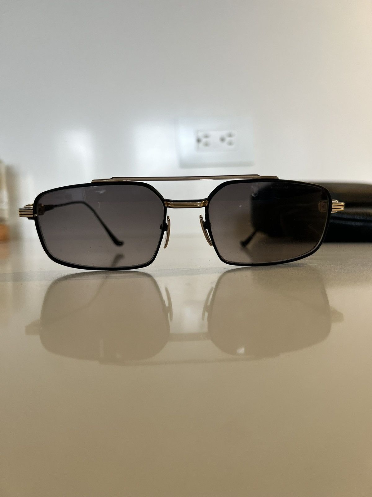 Chrome Hearts Lick'N Sunglasses (gold) Size ONE SIZE - 1 Thumbnail