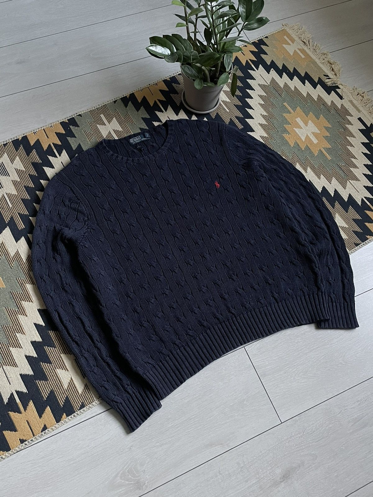 Polo Ralph Lauren × Ralph Lauren × Vintage Vintage 90’s Polo Ralph Lauren Knit Sweater Size US XXL / EU 58 / 5 - 2 Thumbnail