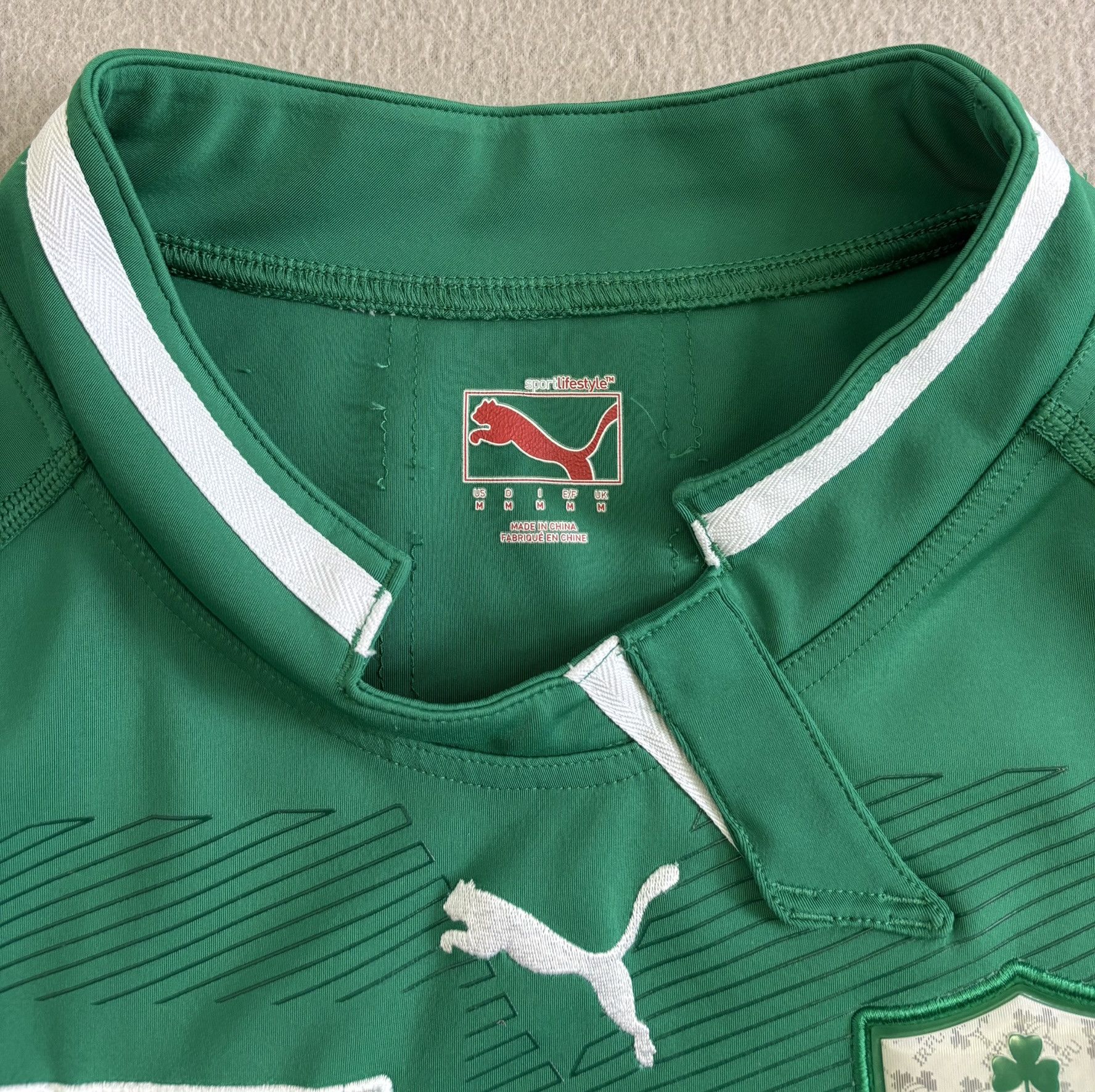 Puma Ireland Rugby 2011 Puma Player Issue Shirt Medium Size US M / EU 48-50 / 2 - 17 Thumbnail