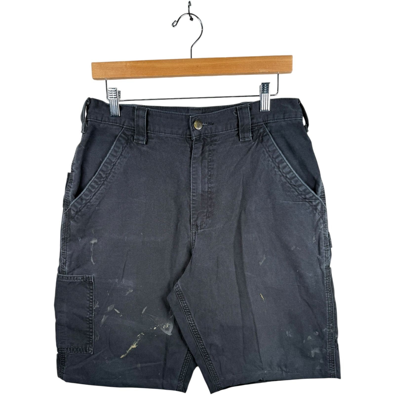 Carhartt short B25 BLK サイズ36 Carhartt B25 BLK Black Washed Duck Work Shorts