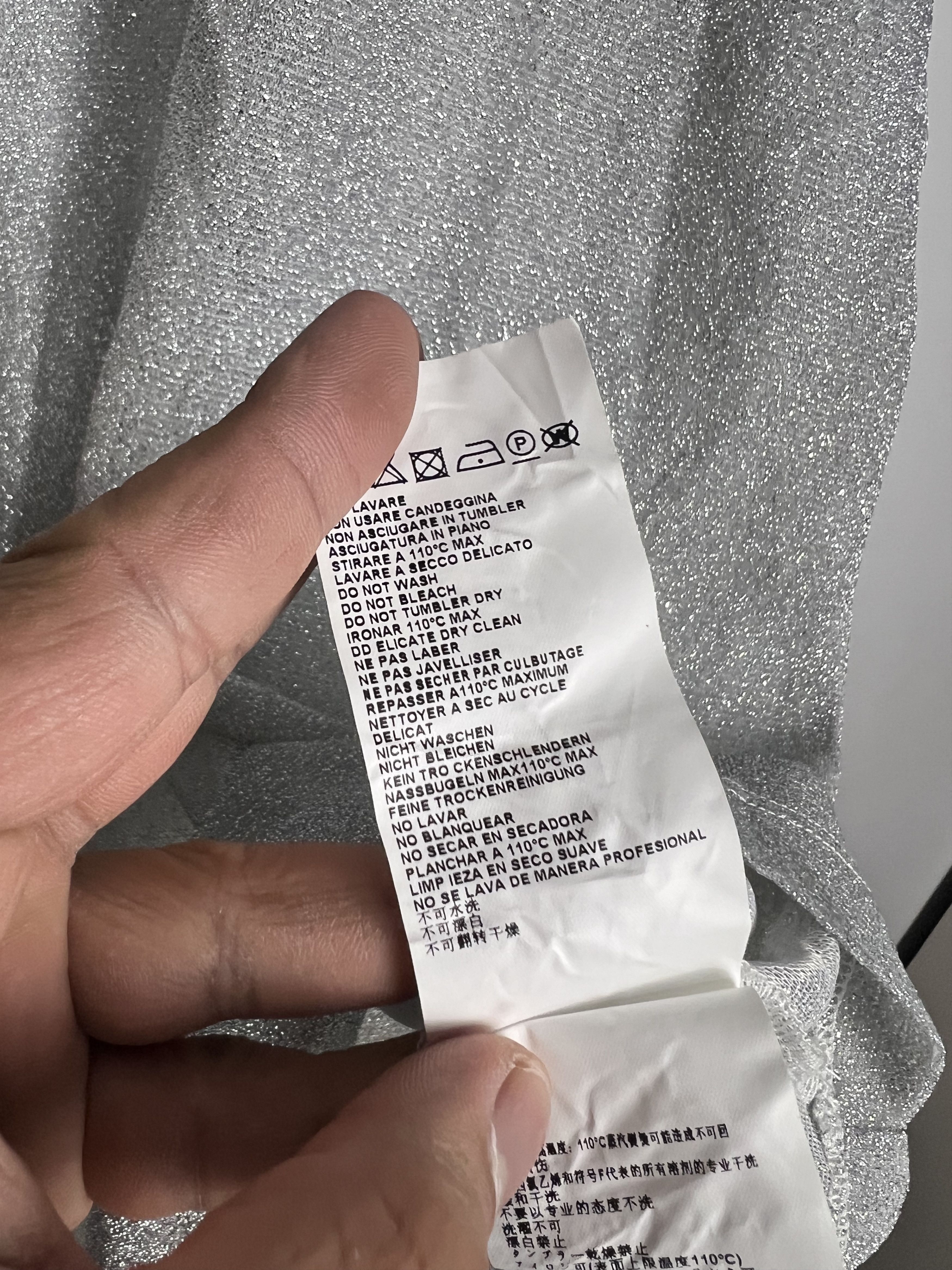 Maison Margiela Maison Margiela - Silver Mettalic Shirt Size US M / EU 48-50 / 2 - 5 Thumbnail