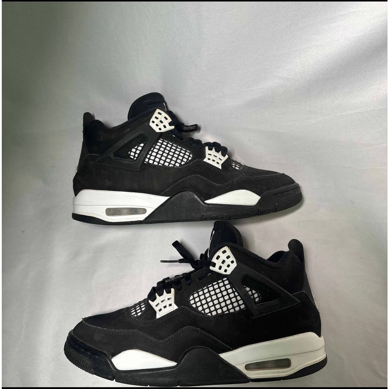 Jordan Brand × Nike Size 8 - Nike Air Jordan 4 Retro White Thunder Men's Shoes Size US 8 / EU 41 - 2 Thumbnail