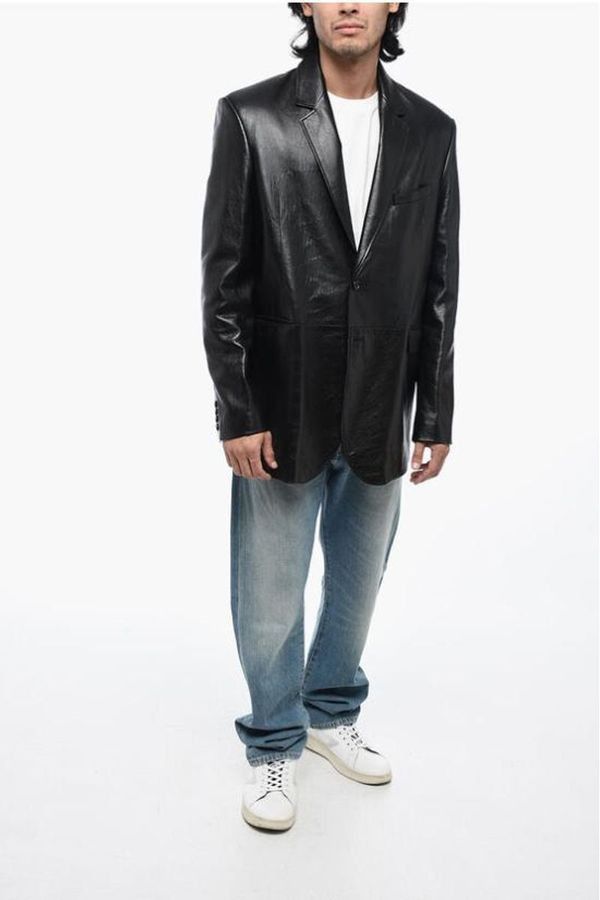 Celine o1w1db11124 Boxy Jacket in Black Size US L / EU 52-54 / 3 - 1 Thumbnail