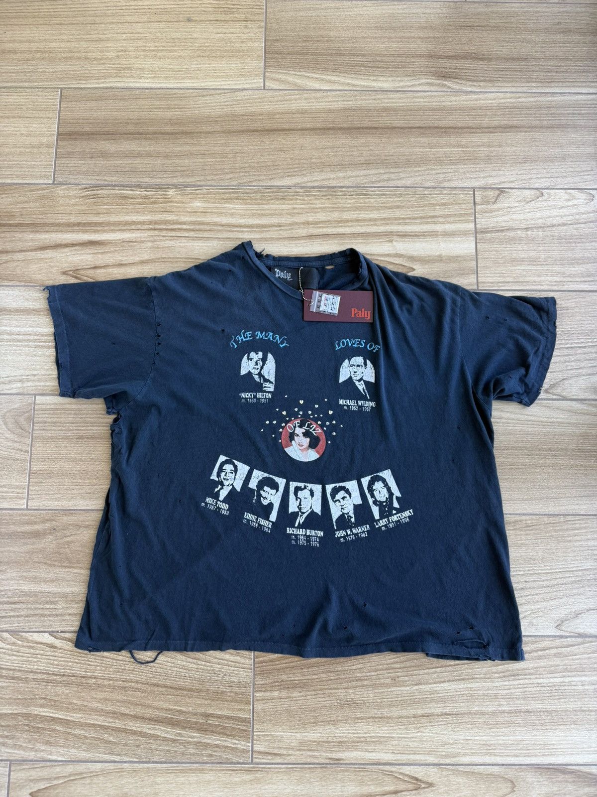 Paly Hollywood Tシャツ love Paly Hollywood Paly Hollywood Loves of Liz T-Shirt Black | Grailed