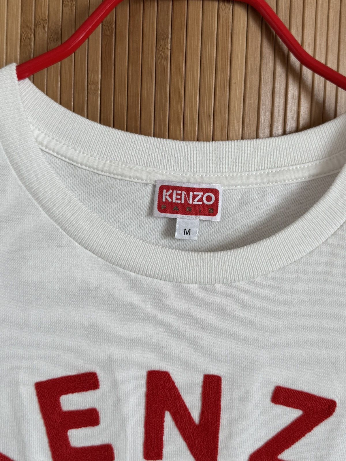 Kenzo Kenzo Tiger Embroidered T-Shirt White M Size US M / EU 48-50 / 2 - 9 Thumbnail