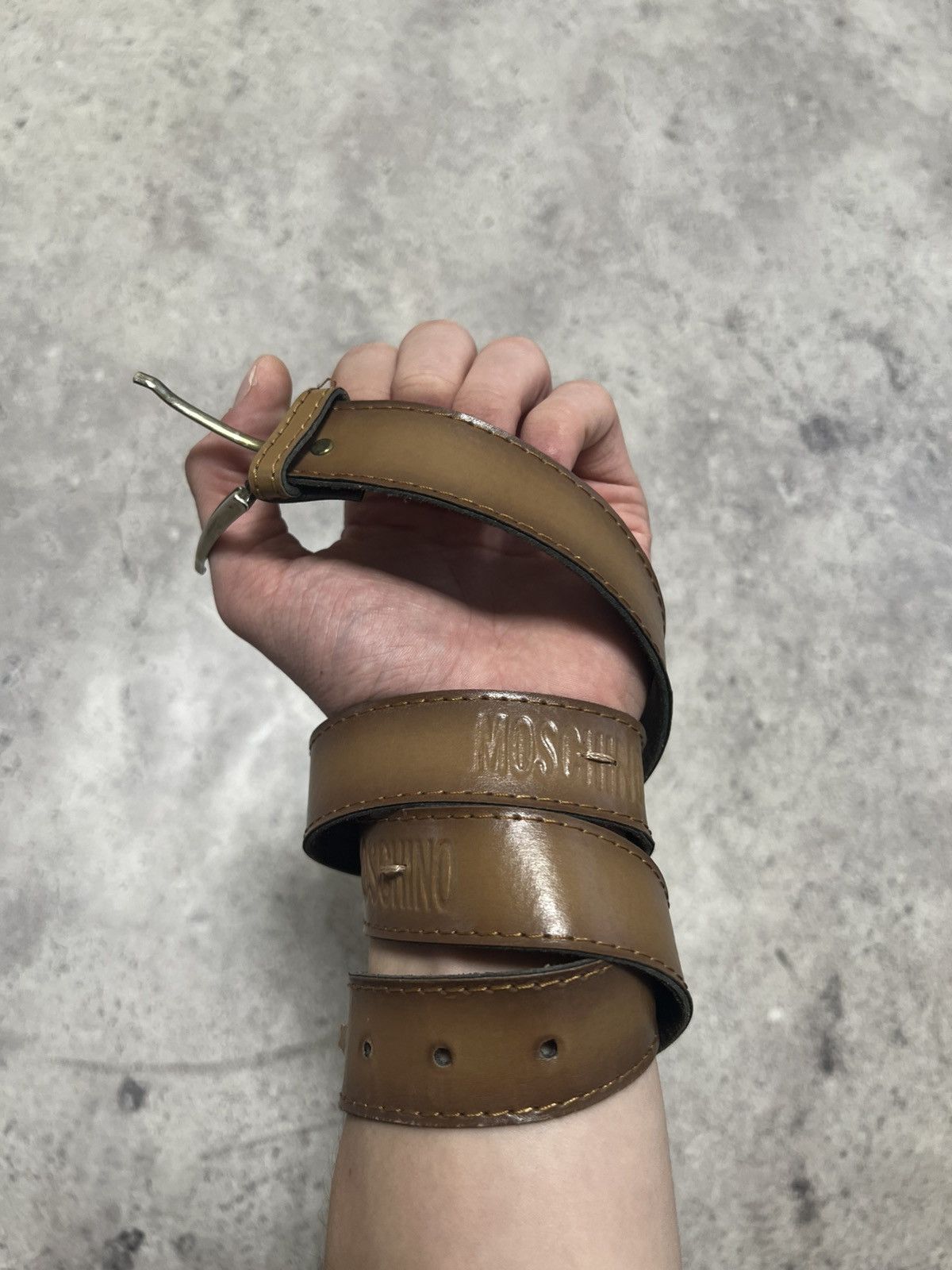 Moschino × Vintage Moschino Y2K big logo belt bb Simon Size ONE SIZE - 1 Thumbnail
