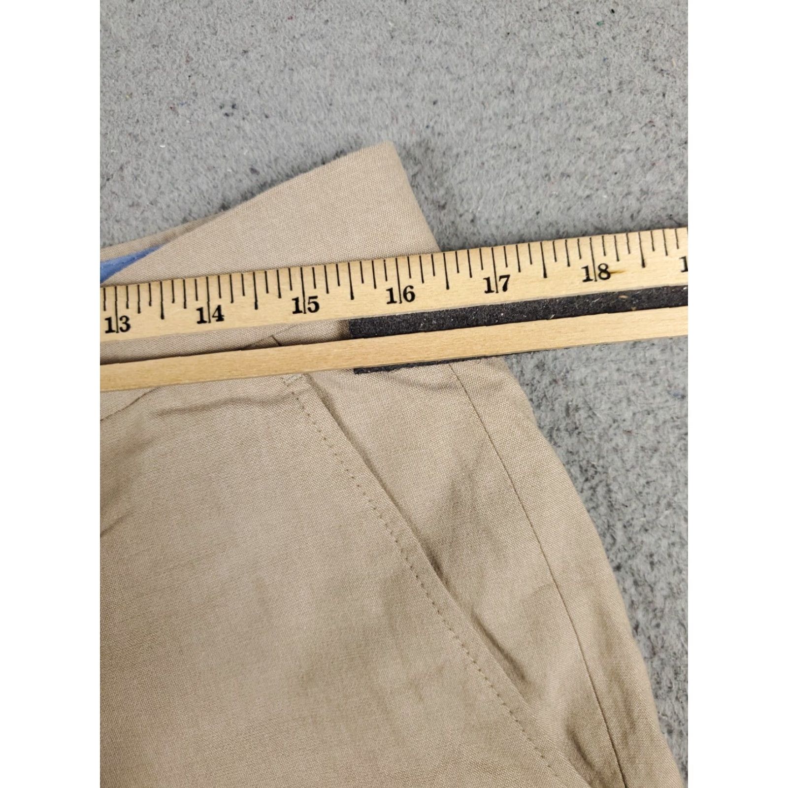 Tommy Hilfiger VINTAGE Tommy Hilfiger Pants Men 32x29 Beige Dress Flat Front Chino Regular Fit Size US 32 / EU 48 - 4 Thumbnail