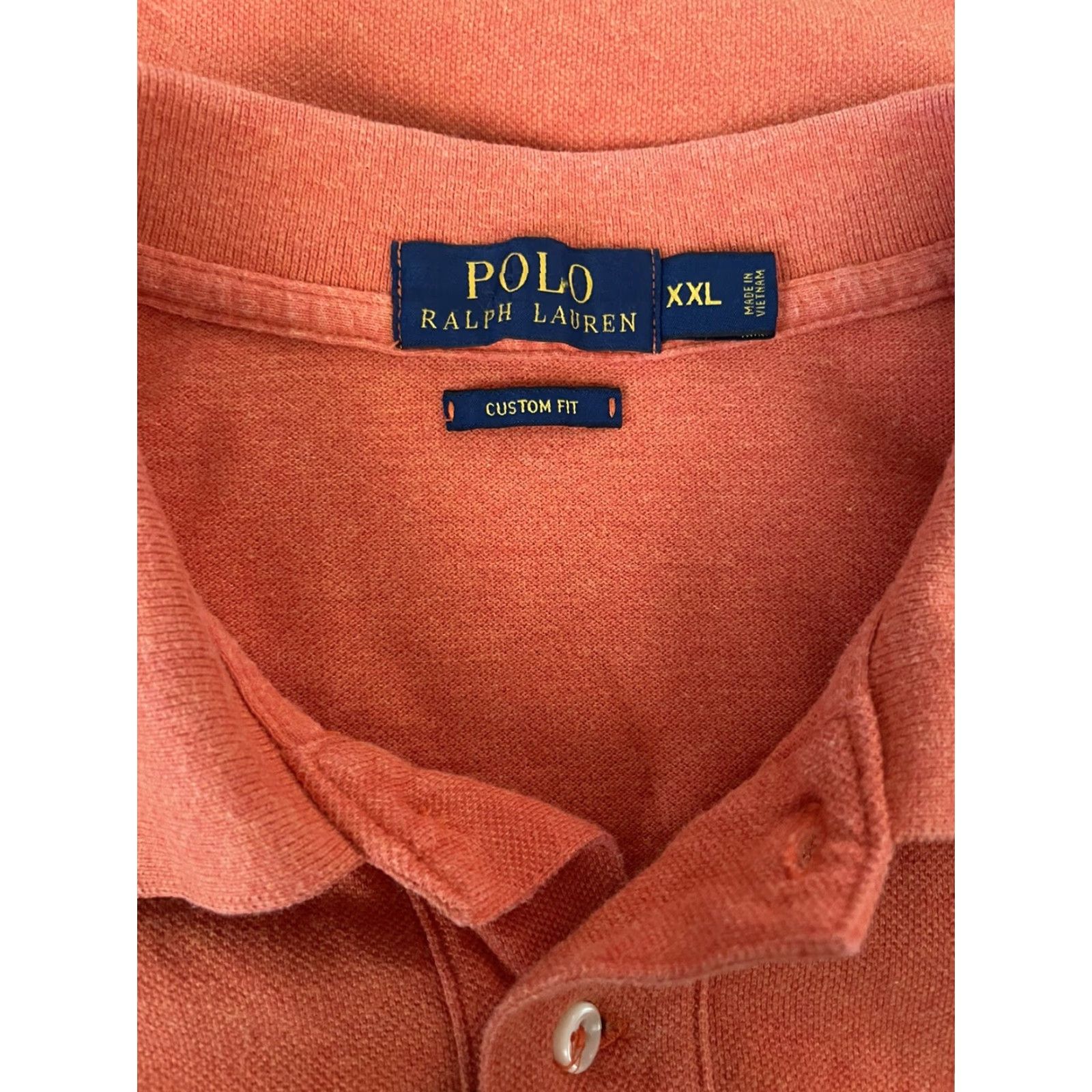Polo Ralph Lauren Polo Ralph Lauren Custom Fit Golf Polo Orange Mens 2XL Size US XXL / EU 58 / 5 - 5 Thumbnail