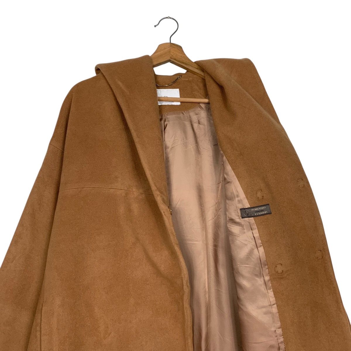 Japanese Brand Ined Inspired By Yohji Yamamoto Wool Hooded Overcoat Size M / US 6-8 / IT 42-44 - 12 Thumbnail