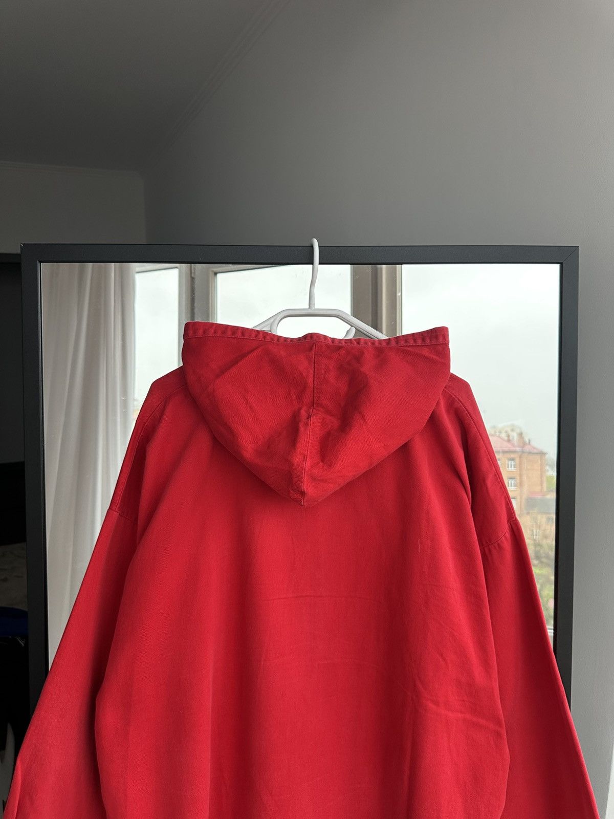 Vintage Maribasch Brenzwiler Red Smock Hoodie Cotton Anorak Size US XL / EU 56 / 4 - 9 Thumbnail