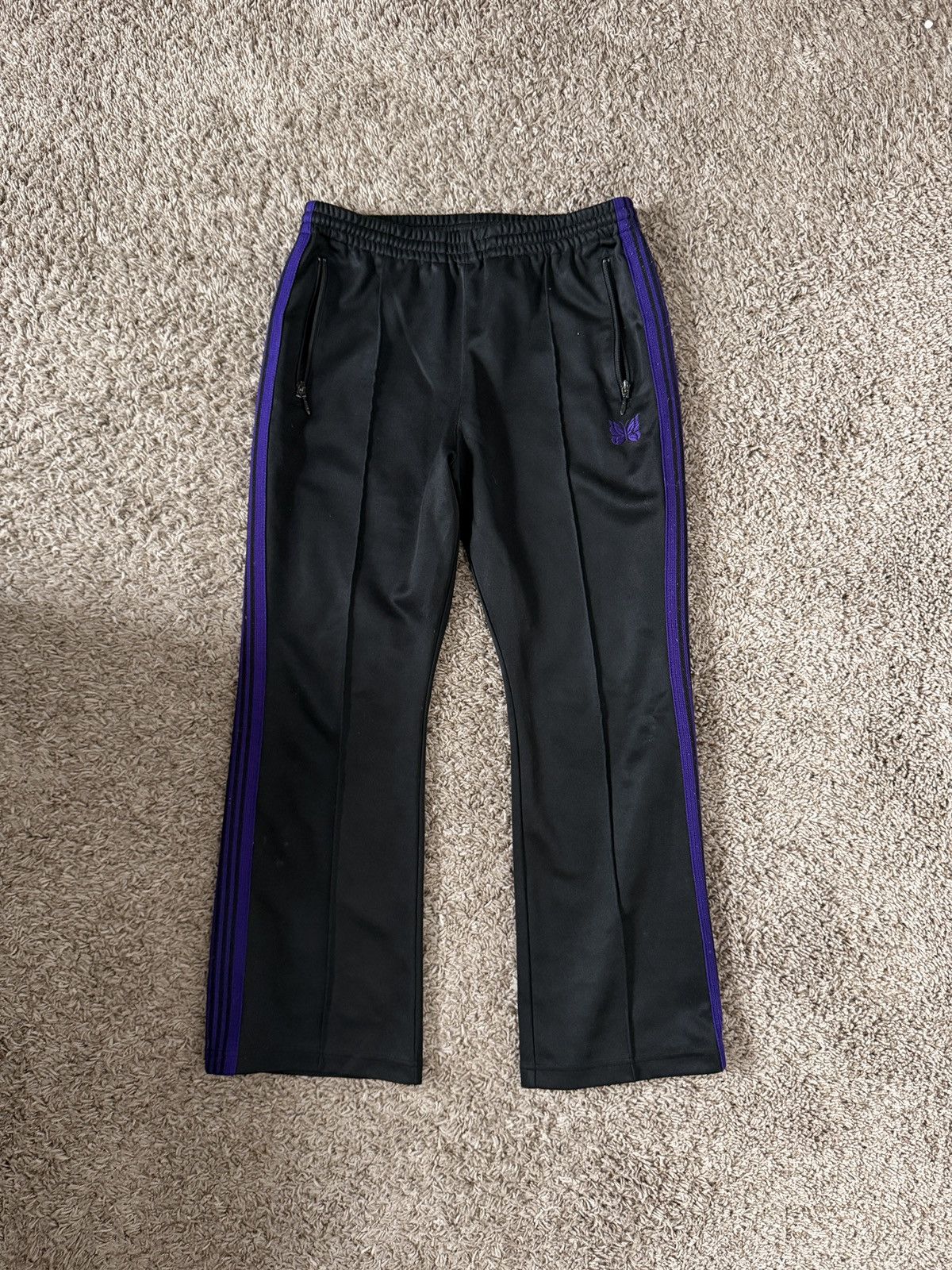 HIDDEN × Needles Black/Green Needles x Hidden Track Pants | Grailed