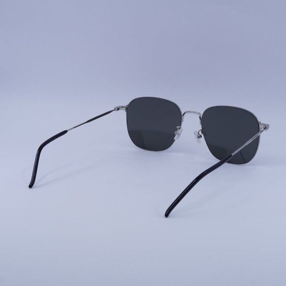 Saint Laurent Paris Saint Laurent SL388/K WIRE 001 Sunglasses Silver Square Size ONE SIZE - 3 Thumbnail