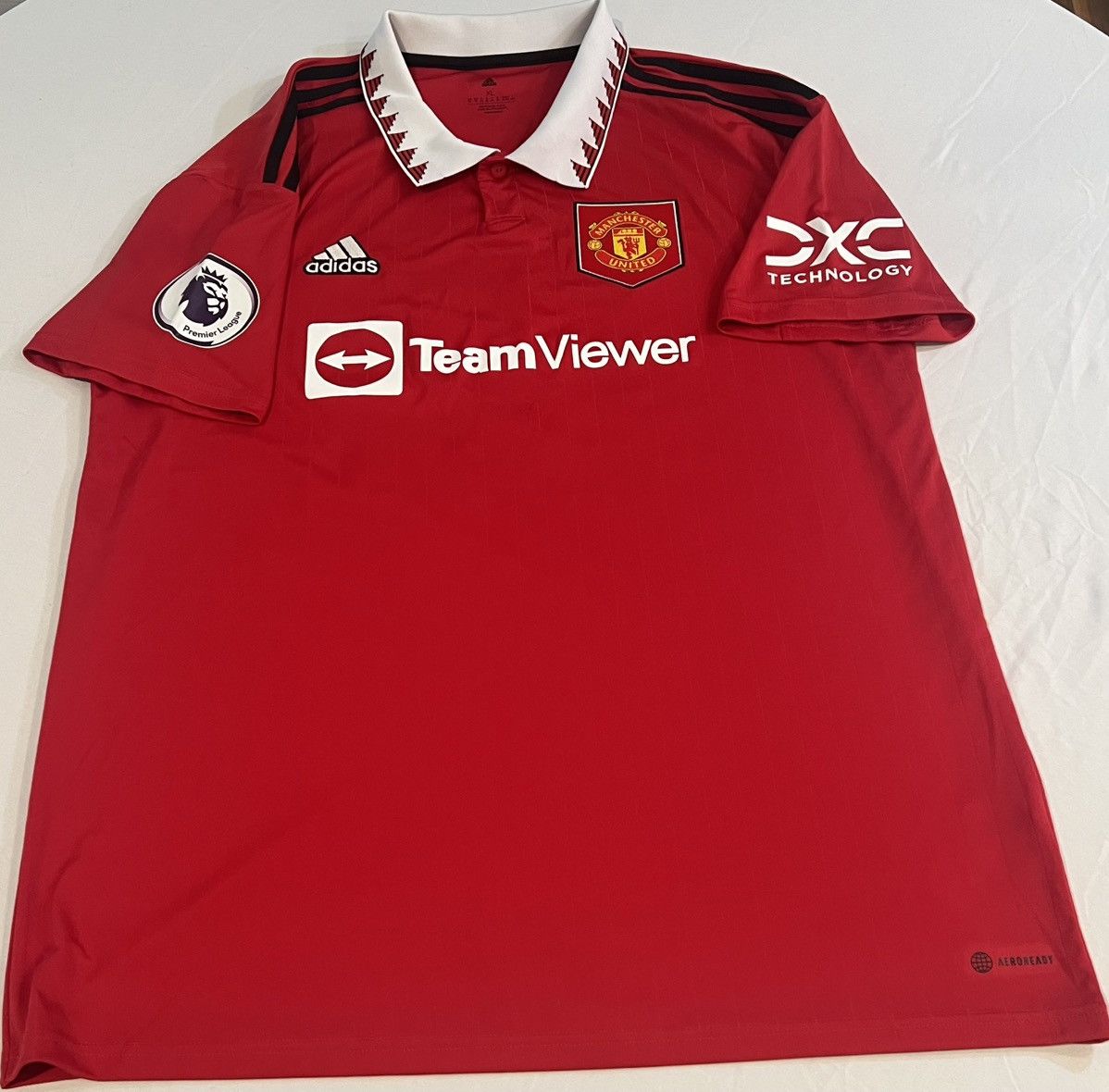 Adidas × Vintage 2022/23 Men’s Manchester United Adidas Home Jersey Casemiro Size US XL / EU 56 / 4 - 1 Thumbnail