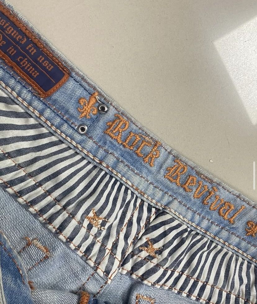 Rock Revival Y2K Distressed Rock Revival Jeans for Men Size US 34 / EU 50 - 2 Thumbnail