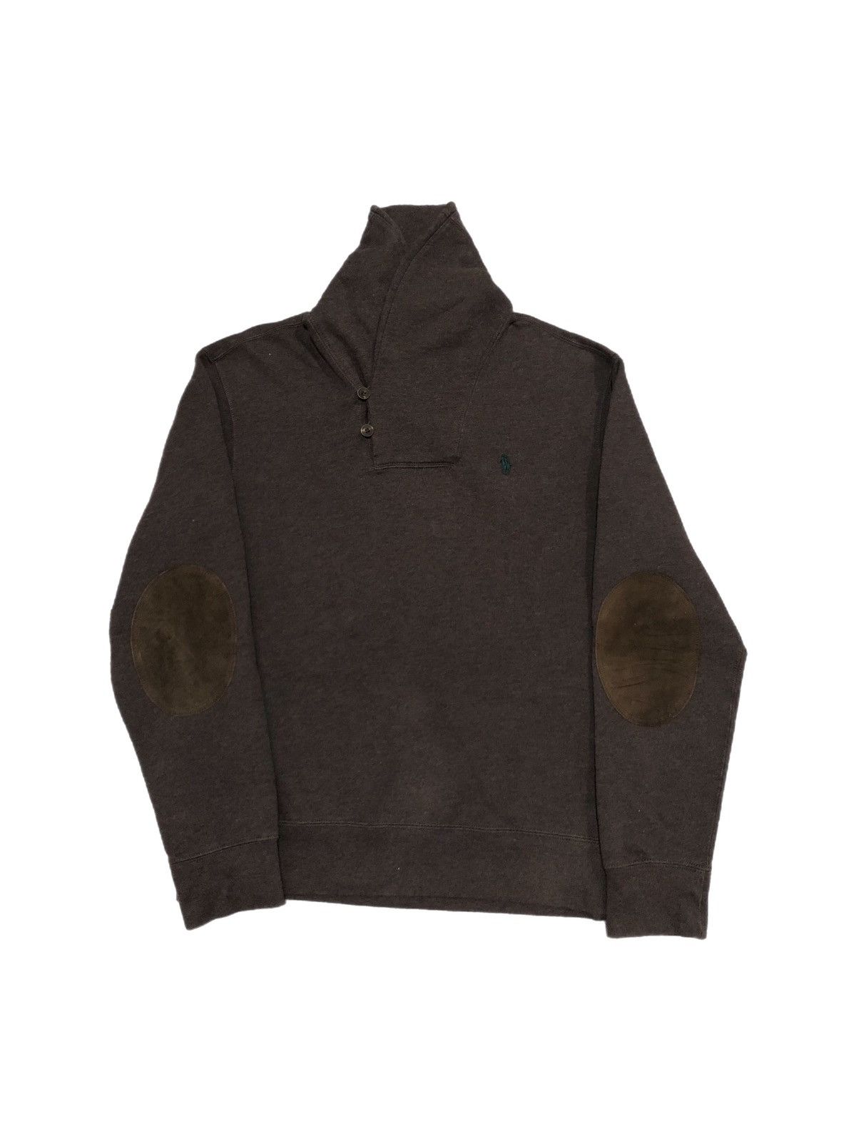 Polo Ralph Lauren × Vintage Vtg 90s Polo Ralph Lauren Shawl Collar Sweater Size US L / EU 52-54 / 3 - 1 Thumbnail