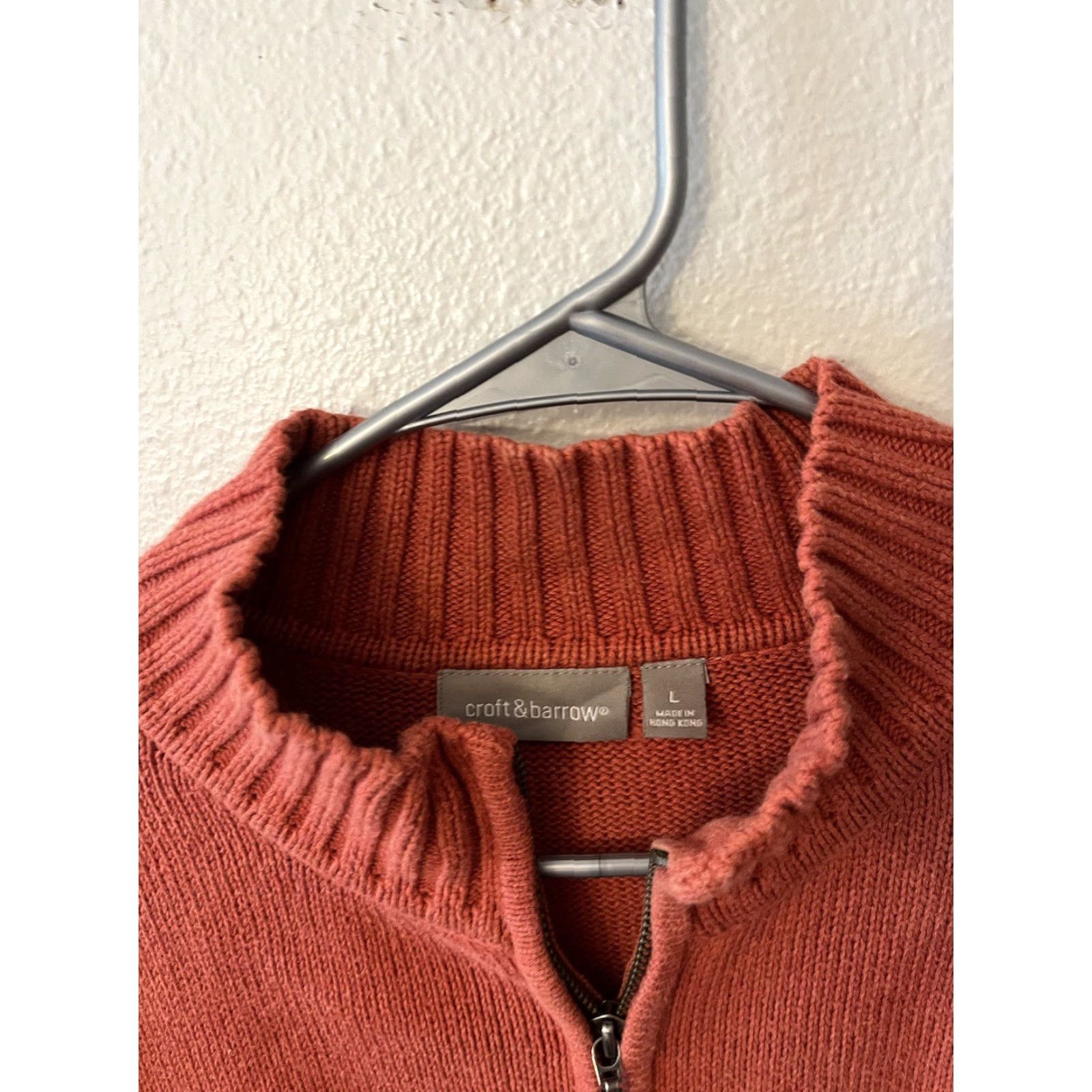 Croft & Barrow Croft & Barrow Men's Large Orange Full Zip Cardigan Sweater User: Croft & Barrow Men's Large Orange Full Zip Cardigan Sweater Size US L / EU 52-54 / 3 - 3 Thumbnail