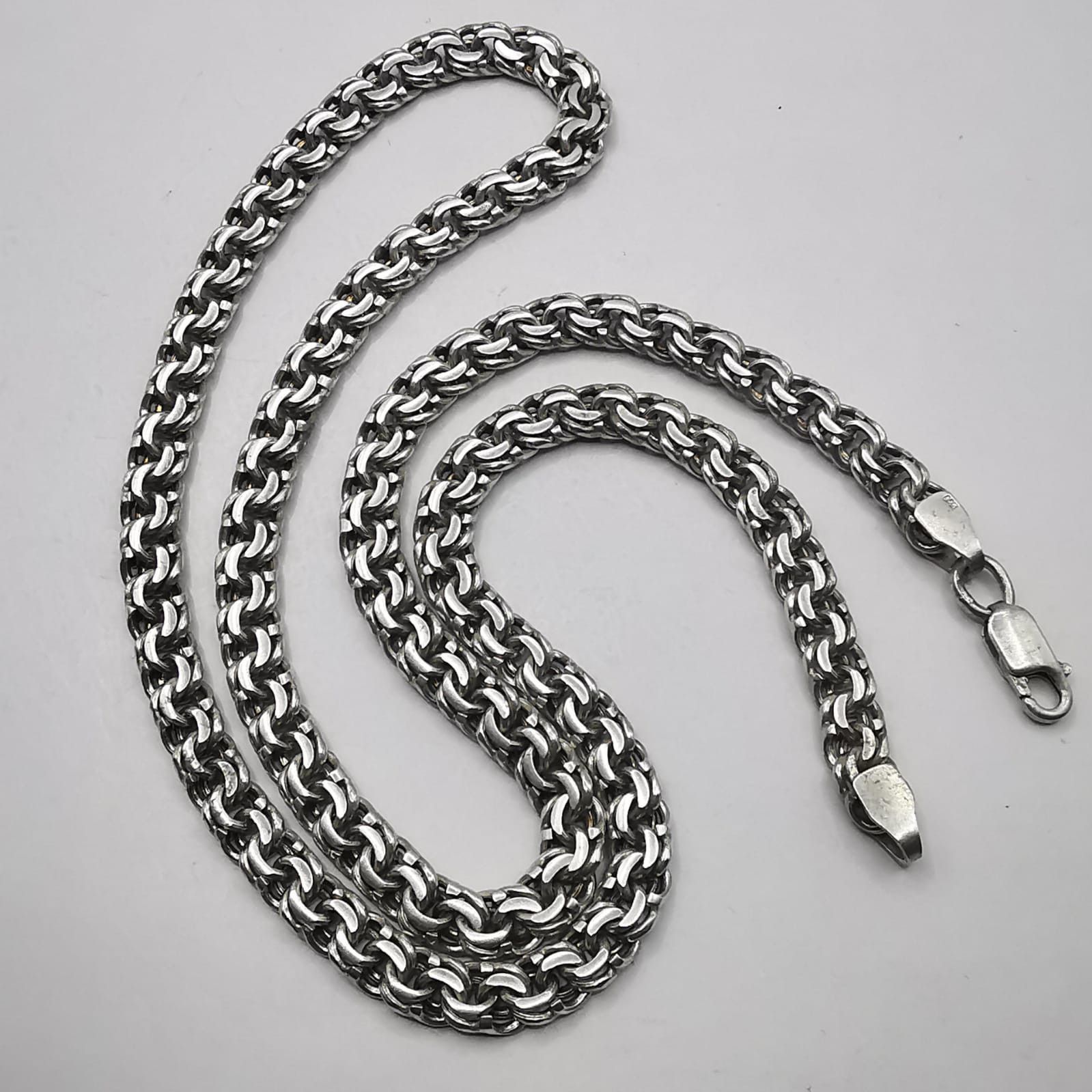 Vintage Jewelry Chain 925 Sterling Silver Signed 53.65g