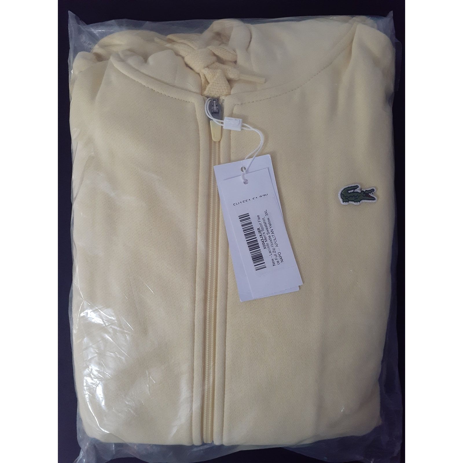 Lacoste Lacoste Long Sleeve Solid Color Sweatshirt Yellow 3XL Size US XXL / EU 58 / 5 - 2 Thumbnail