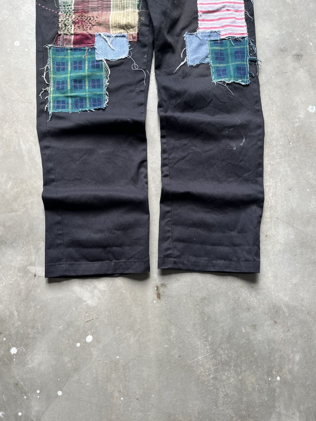 Dickies Dickies 874 Custom Made Artwork| Patchwork | Sashiko Japan Size US 33 - 4 Thumbnail