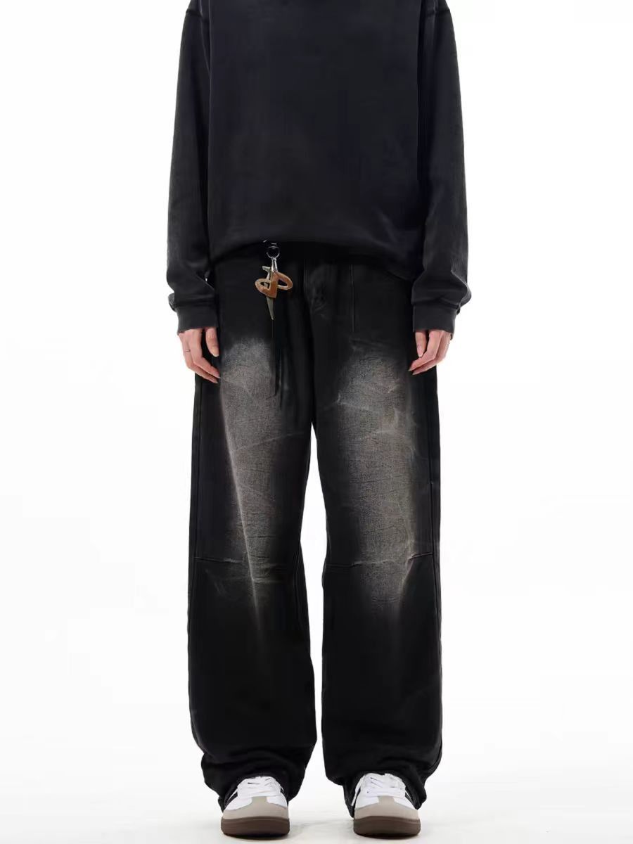 Japanese Brand × Vintage Black High Street Vintage Loose Fit Jeans Size US 32 / EU 48 - 1 Thumbnail