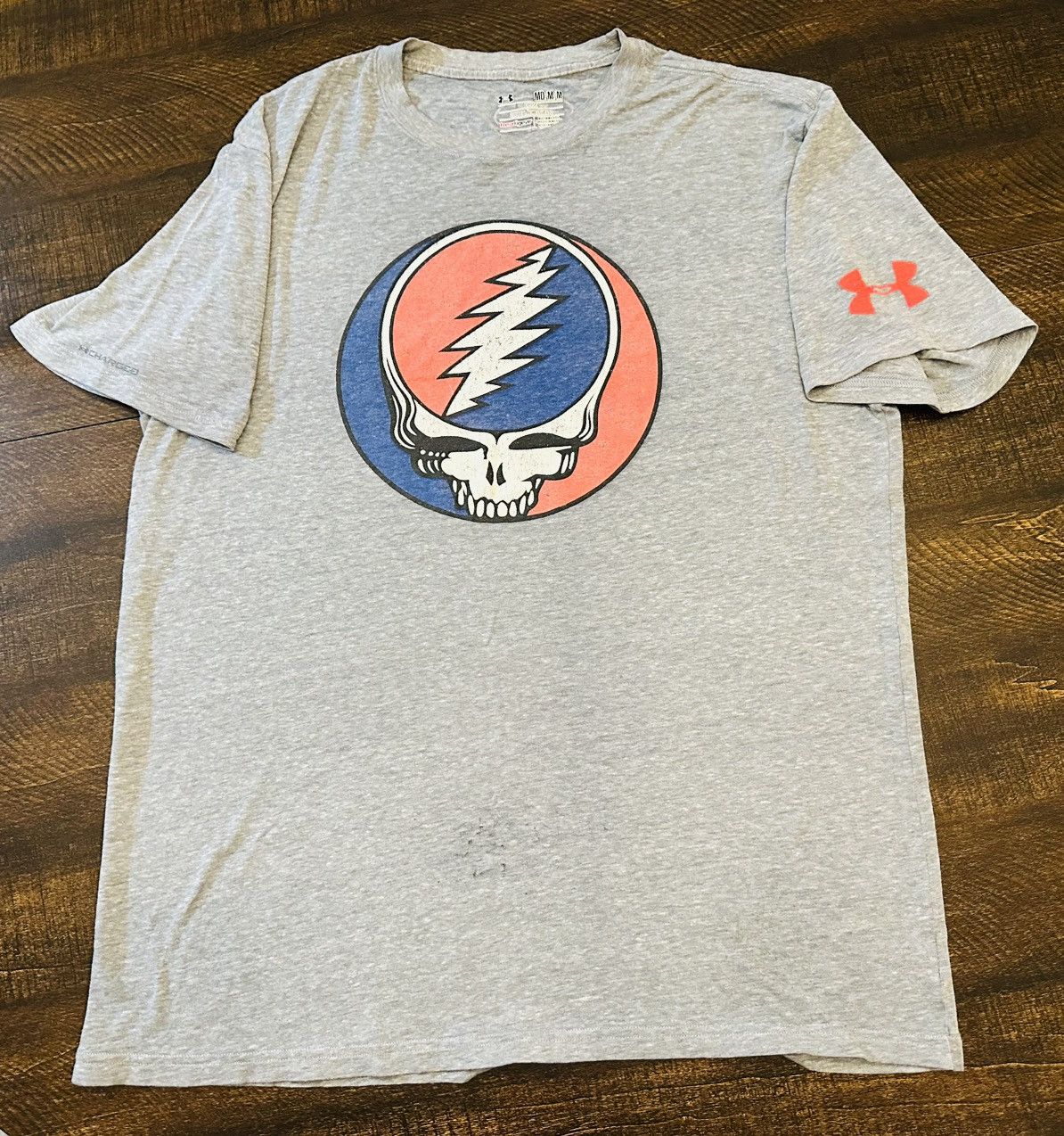 Under Armour 2015 Rare Under Armour x Grateful Dead Men’s T-Shirt-Med Size US M / EU 48-50 / 2 - 1 Thumbnail