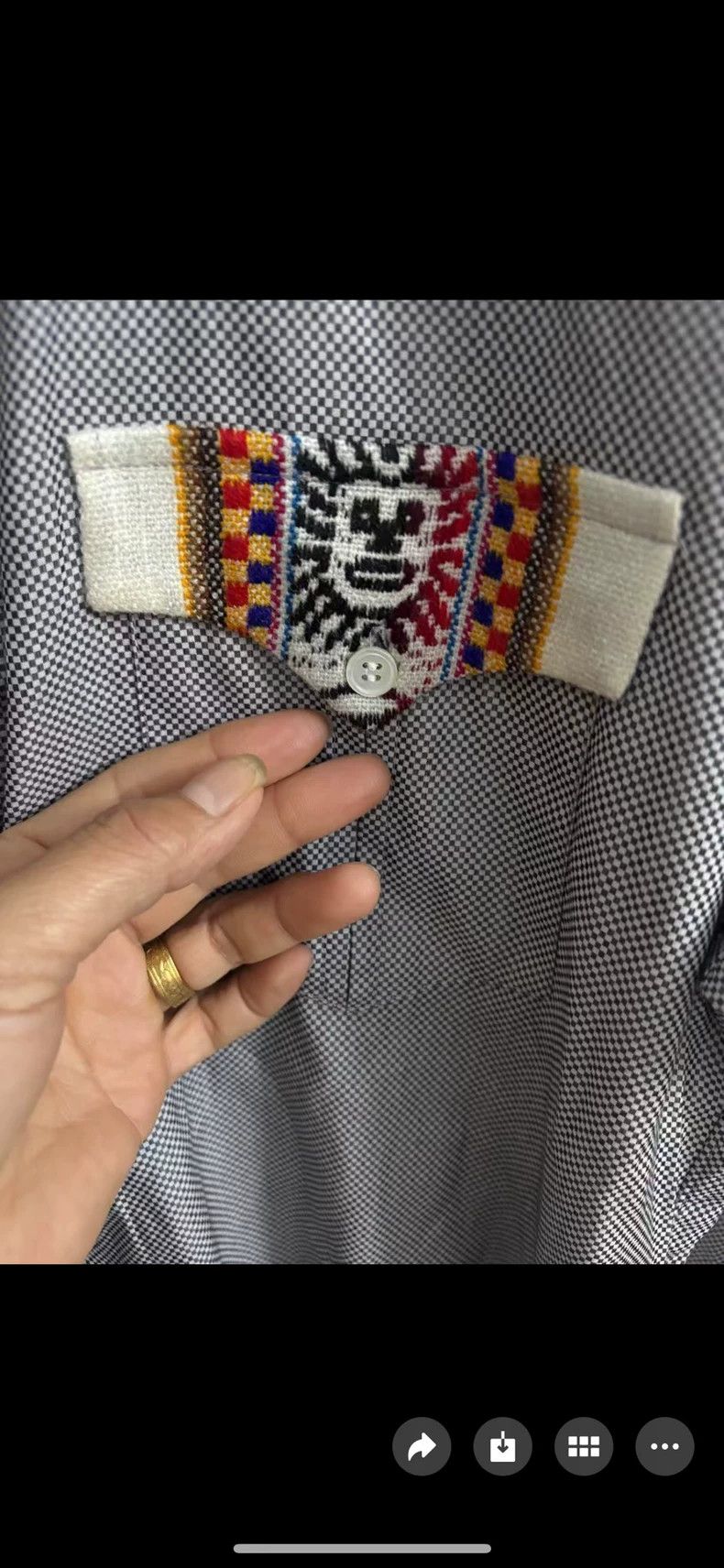Comme des Garcons Comme Des Garcons Grey cotton shirt Size US M / EU 48-50 / 2 - 7 Thumbnail