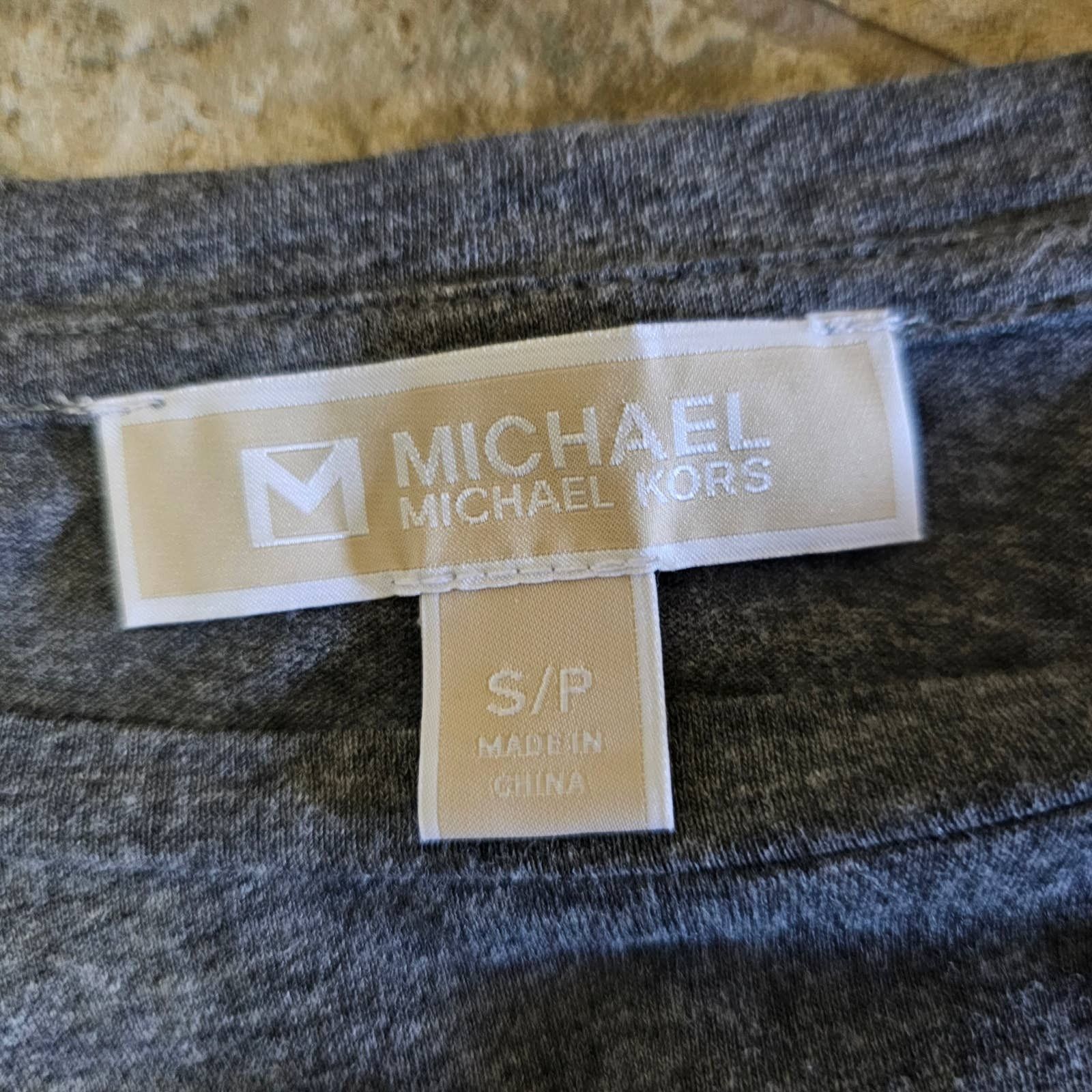 Michael Kors Michael Kors Womens Bell Sleeve Silver Studs Crew Neck S/P Size S / US 4 / IT 40 - 6 Thumbnail