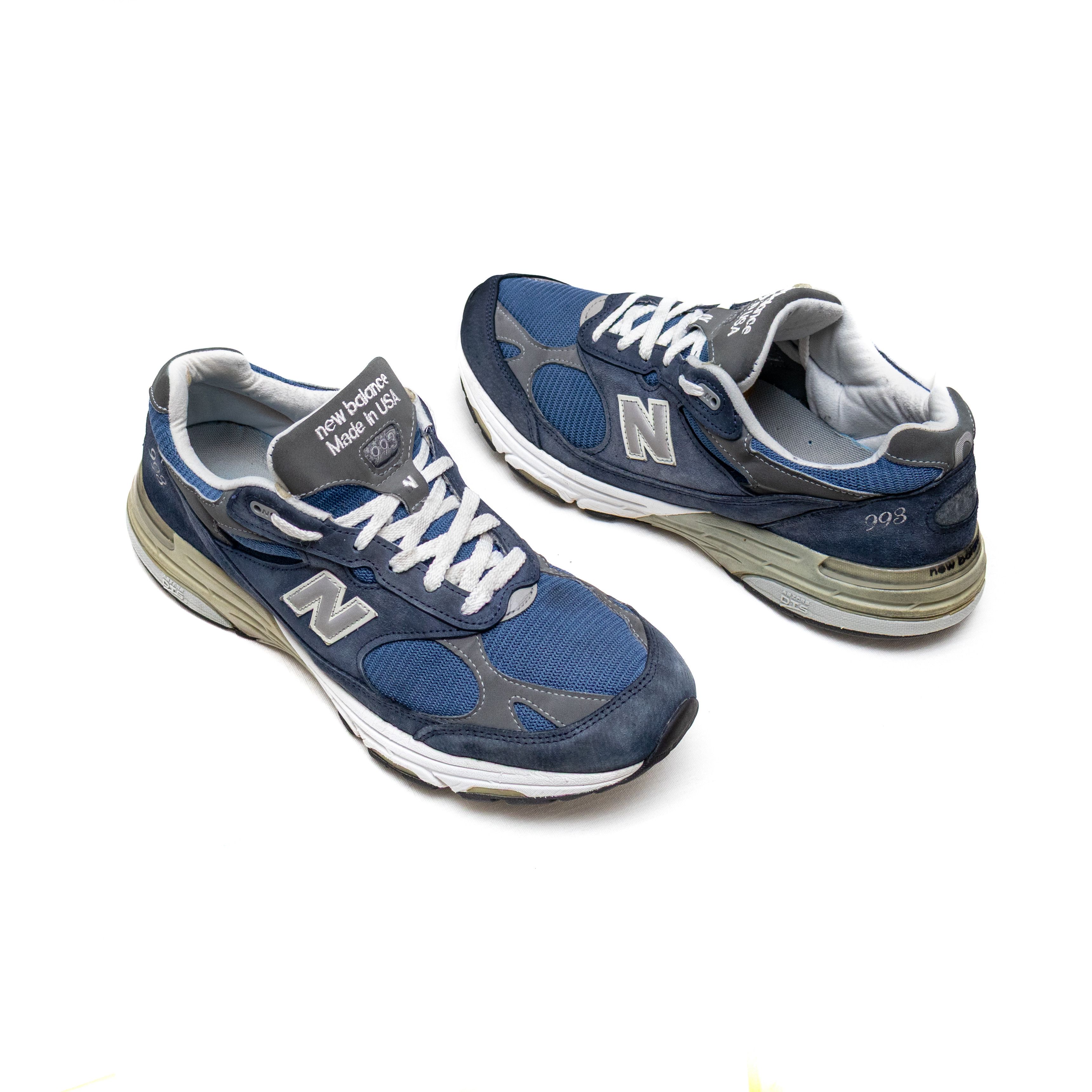 New Balance New Balance 993 Navy Blue Suede Mesh Sneakers Men’s US 11.5 Size US 11.5 / EU 44-45 - 6 Thumbnail