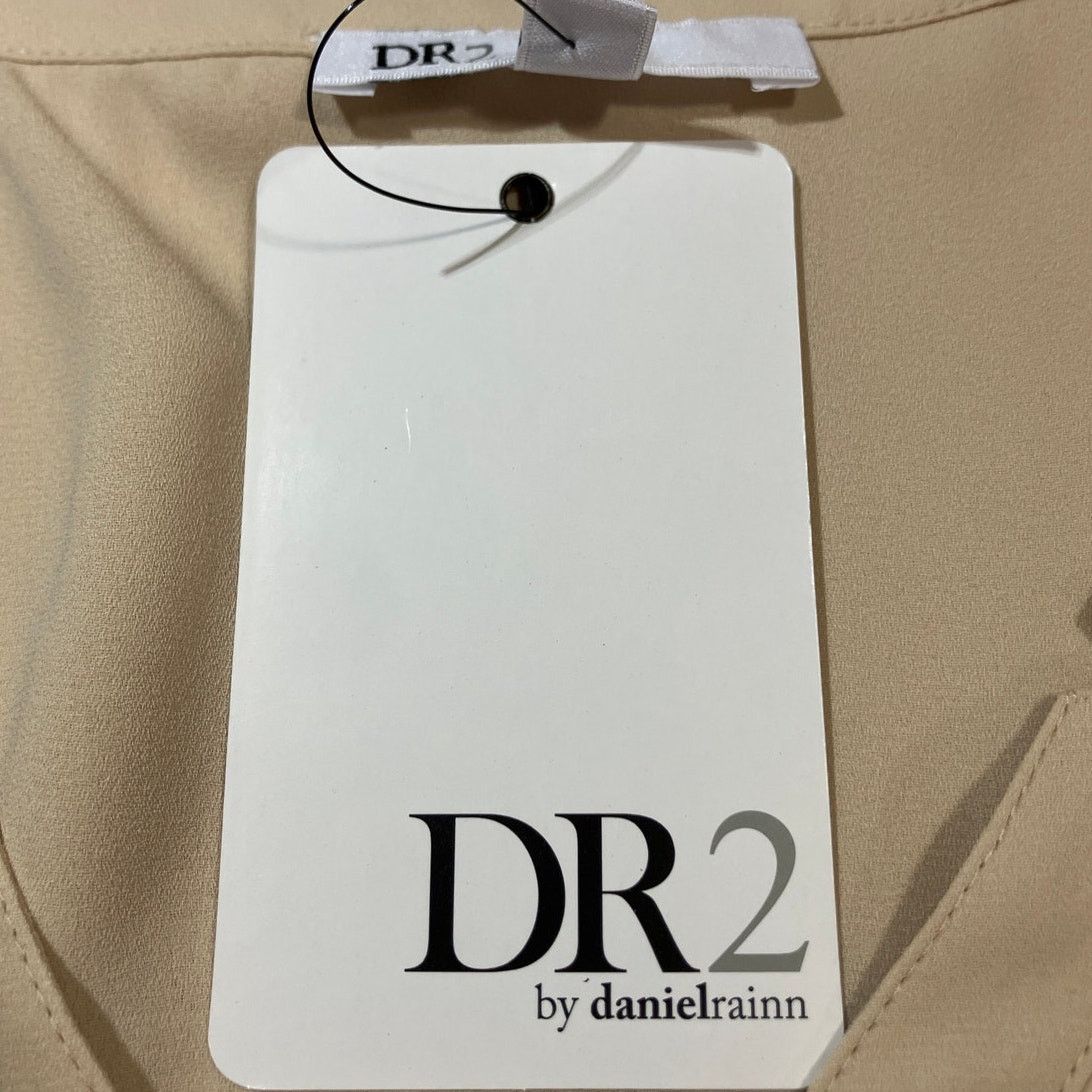 Other NWT DR2 by Daniel Rainn Taupe Relaxed Fit Blouse Women XL Size XL / US 12-14 / IT 48-50 - 7 Thumbnail