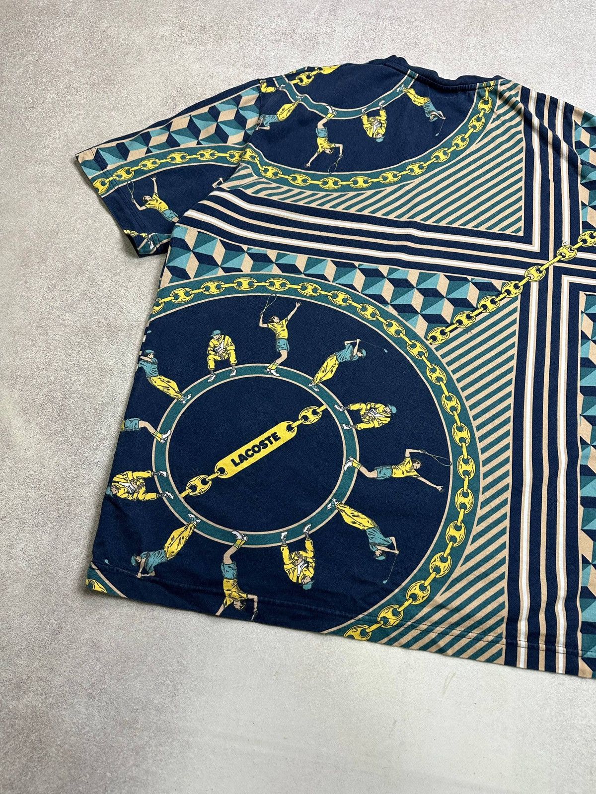 Lacoste Vintage Lacoste All Over Print Golf T-shirt Rare L Size US L / EU 52-54 / 3 - 5 Thumbnail