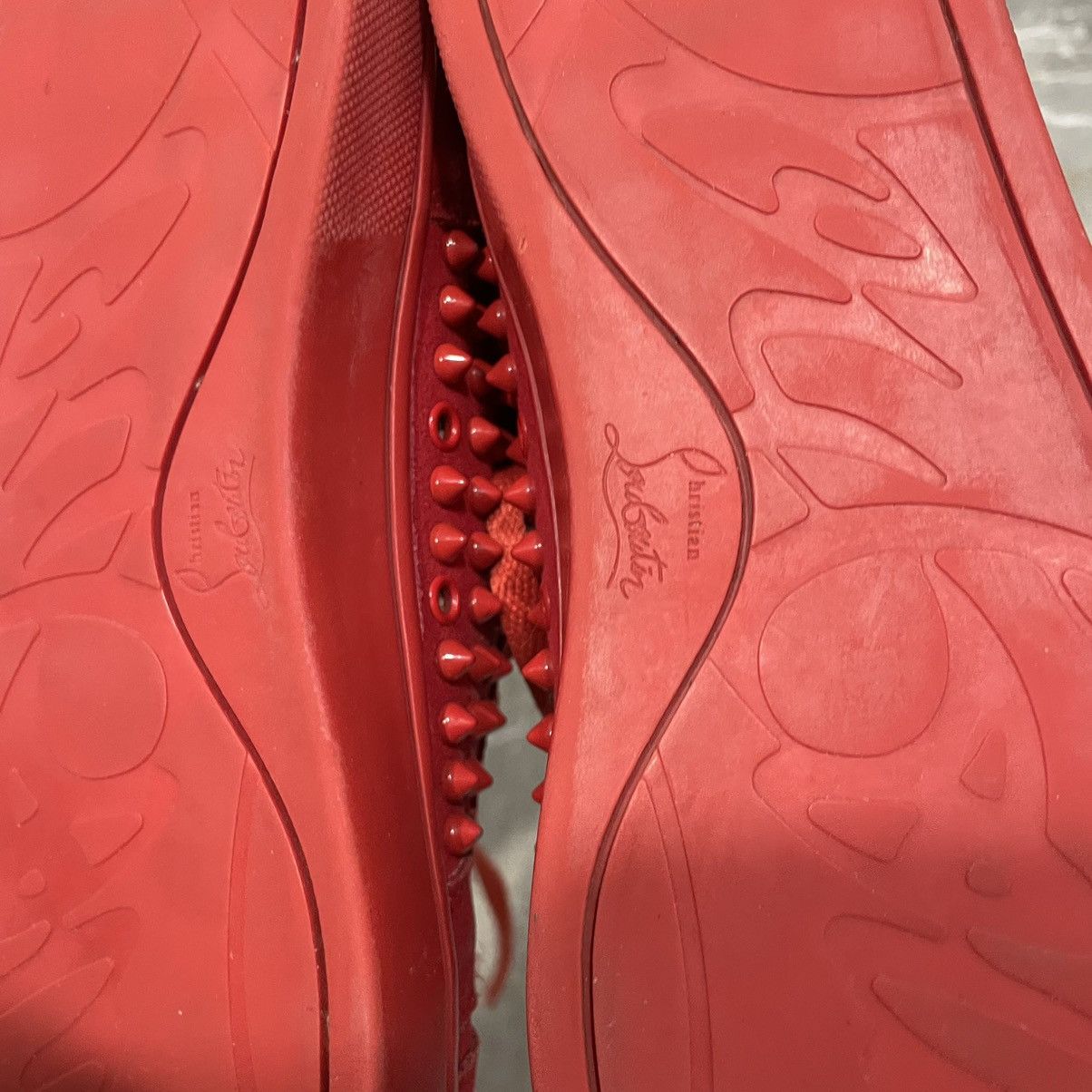 Christian Louboutin × If Six Was Nine 40 Christian louboutin spike chrome SHOES high sneakers red Size US 7 / EU 40 - 7 Thumbnail