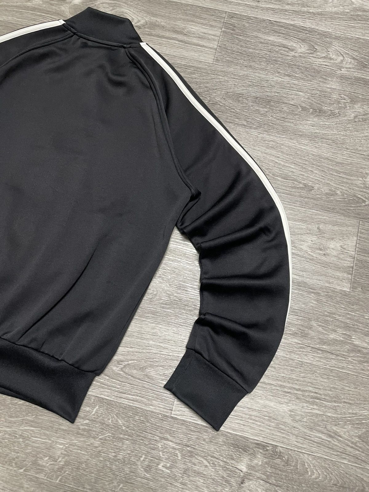 Adidas Adidas Fire Bird Black 3-Stipe Track Jacket Bomber Y2K Size US S / EU 44-46 / 1 - 18 Thumbnail
