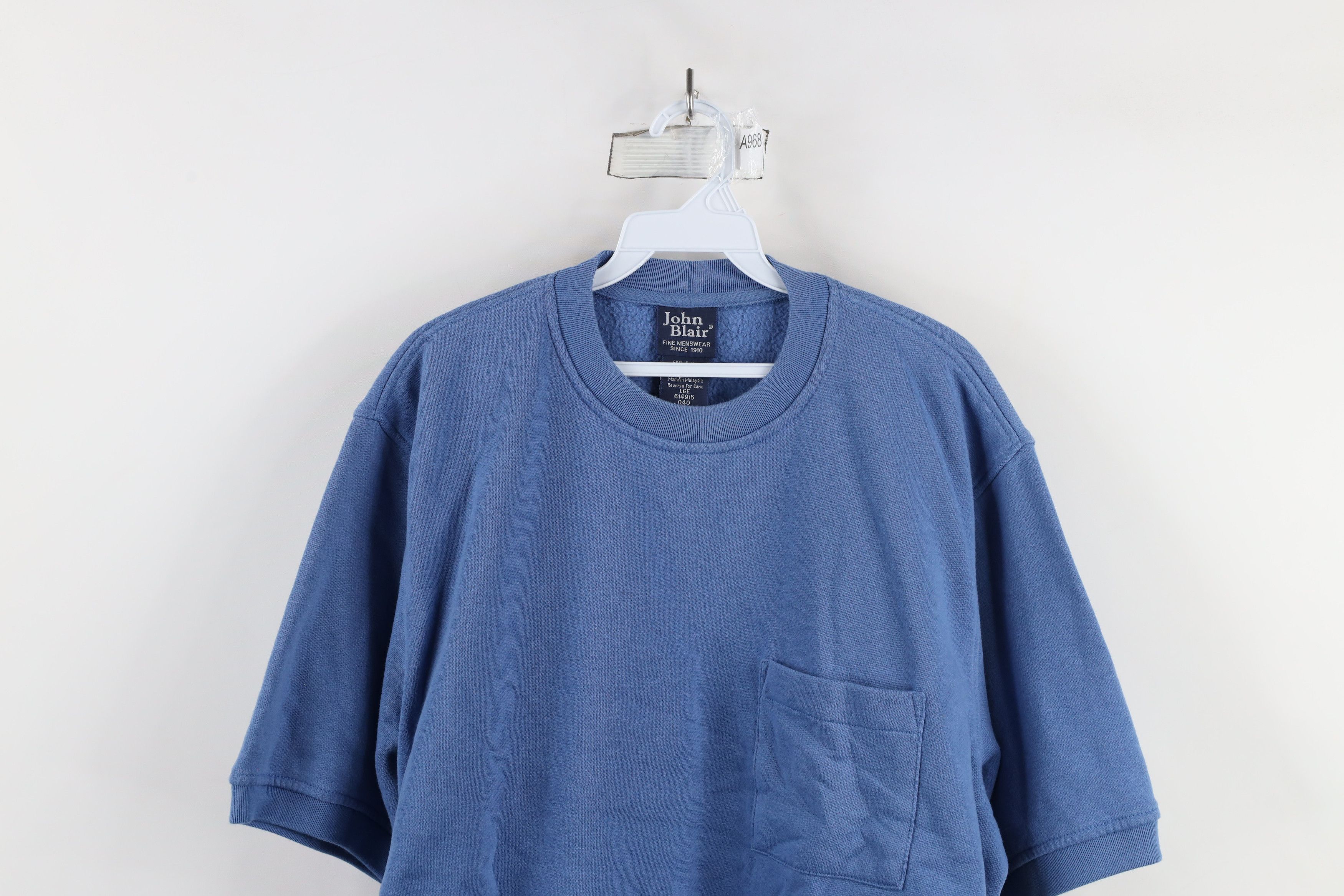 Vintage Vintage 90s Streetwear Short Sleeve Crewneck Sweatshirt Size US L / EU 52-54 / 3 - 2 Thumbnail