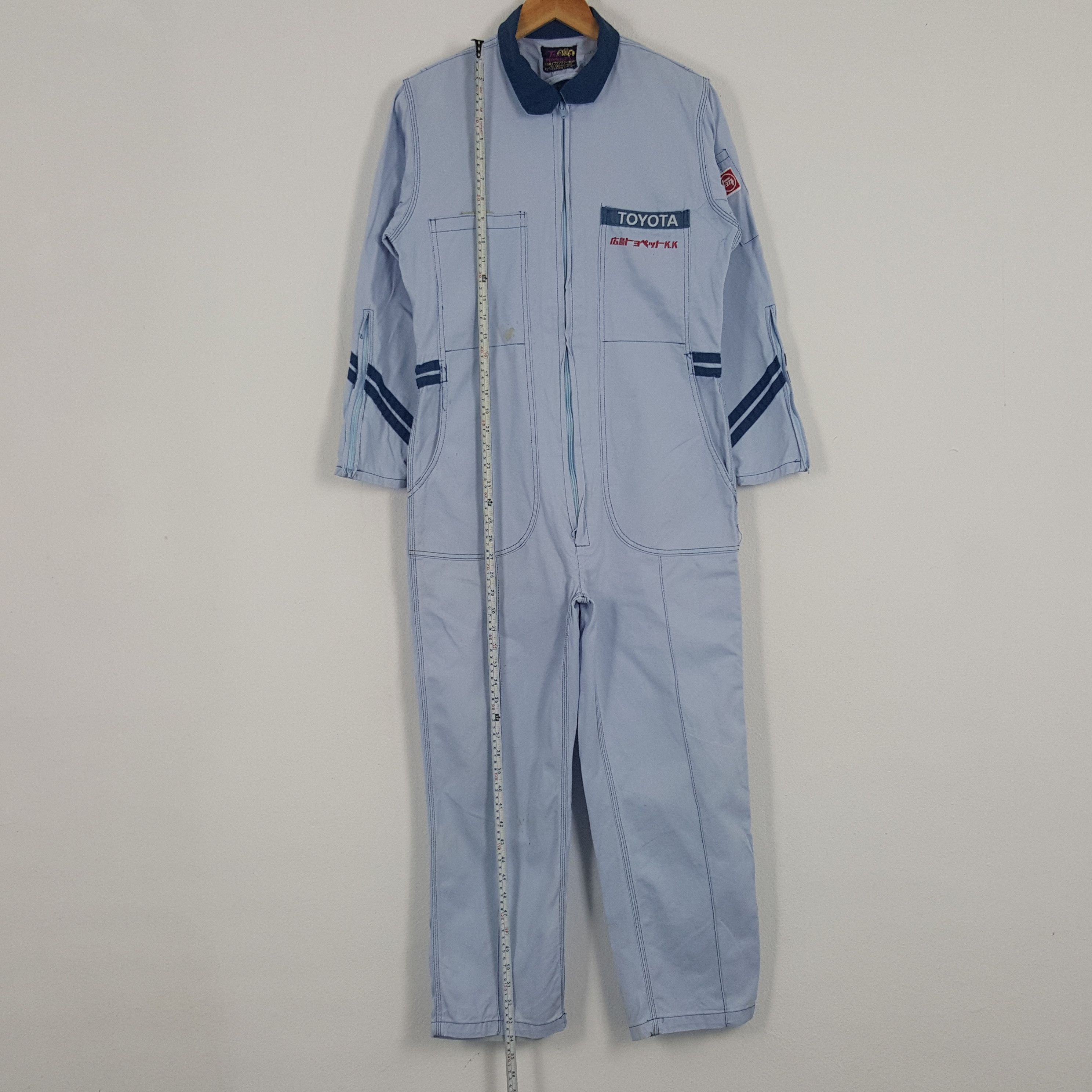 Vintage Vintage Toyota Japanese Racing Team Coverall Jacket Size US L / EU 52-54 / 3 - 4 Thumbnail