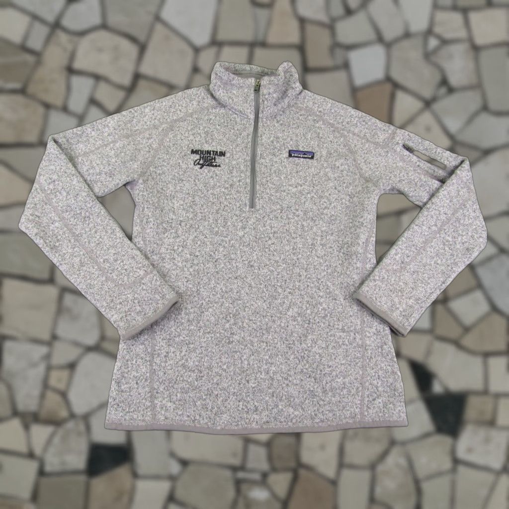 Patagonia Patagonia Better Sweater Womens M Gray 1/4 Zip Fleece Pullover Outdoors Jacket Size M / US 6-8 / IT 42-44 - 1 Thumbnail